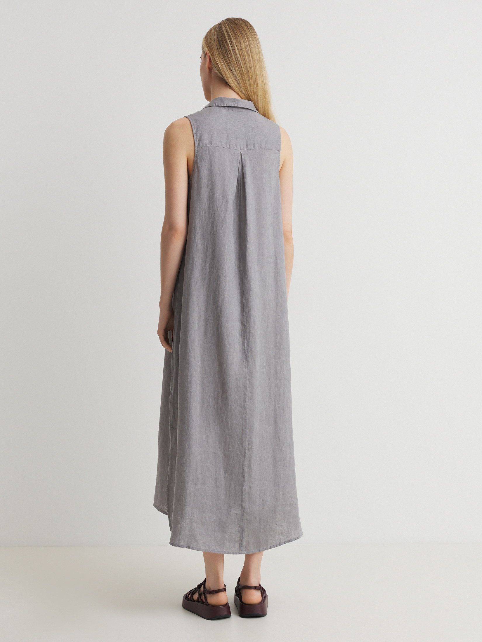 Женское платье MAISON DAVID 3033177, нейтральный серый