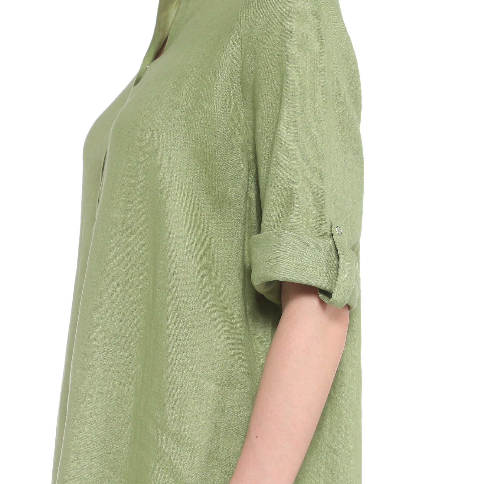 Женское платье-рубашка MAISON DAVID 3611562, светло-зеленый