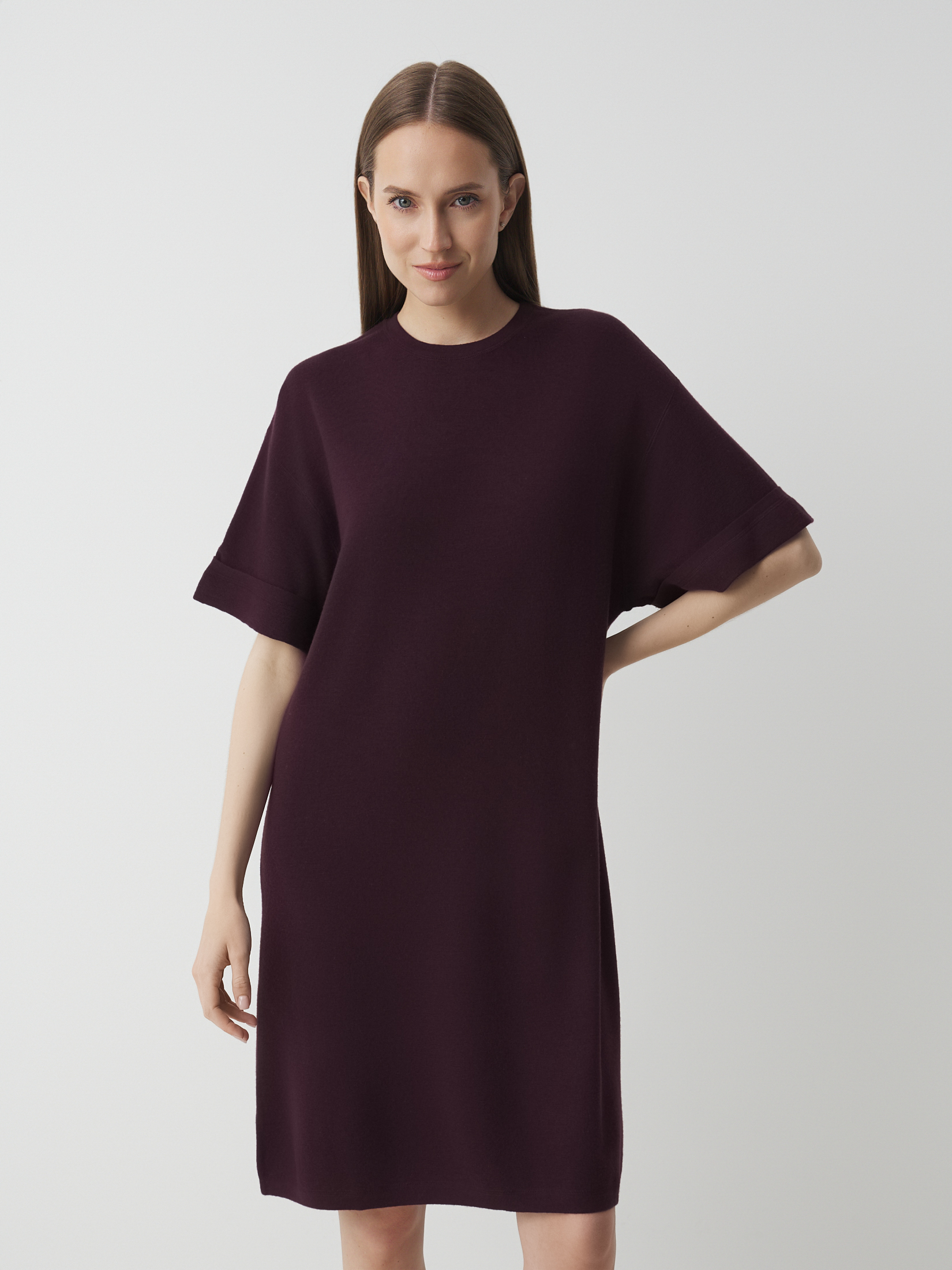 Женское платье MAISON DAVID 4556126, винный