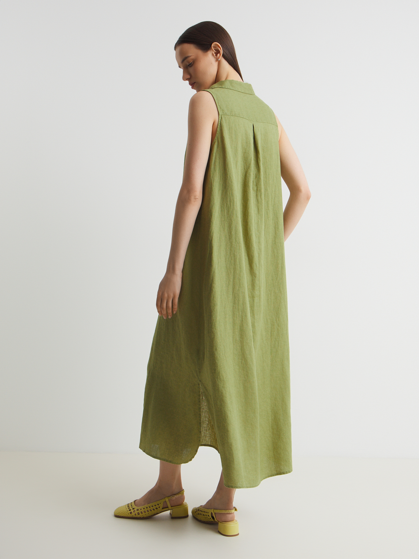 Женское платье MAISON DAVID 3210672, салатовый