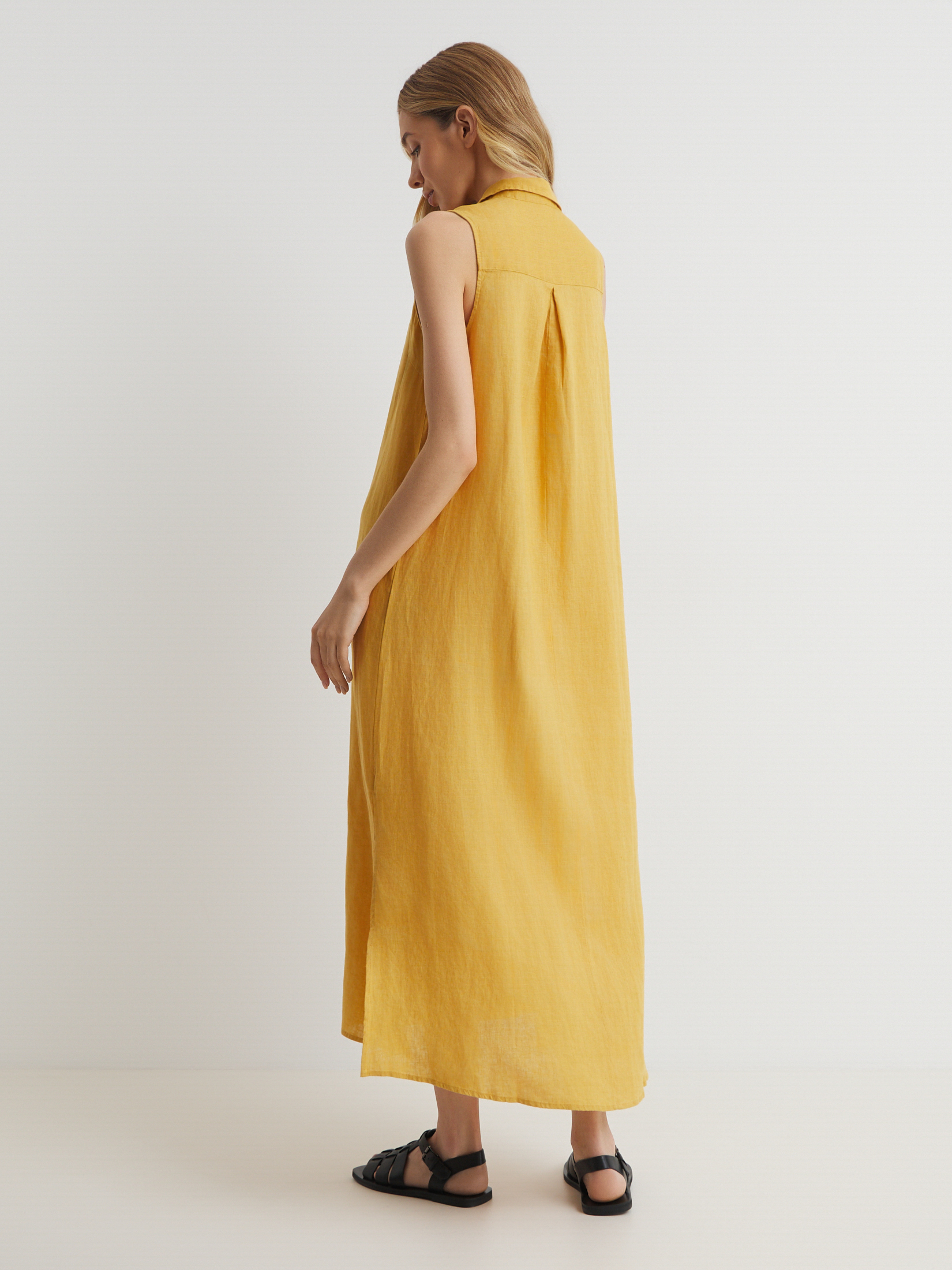 Женское платье MAISON DAVID 3210883, темно-желтый