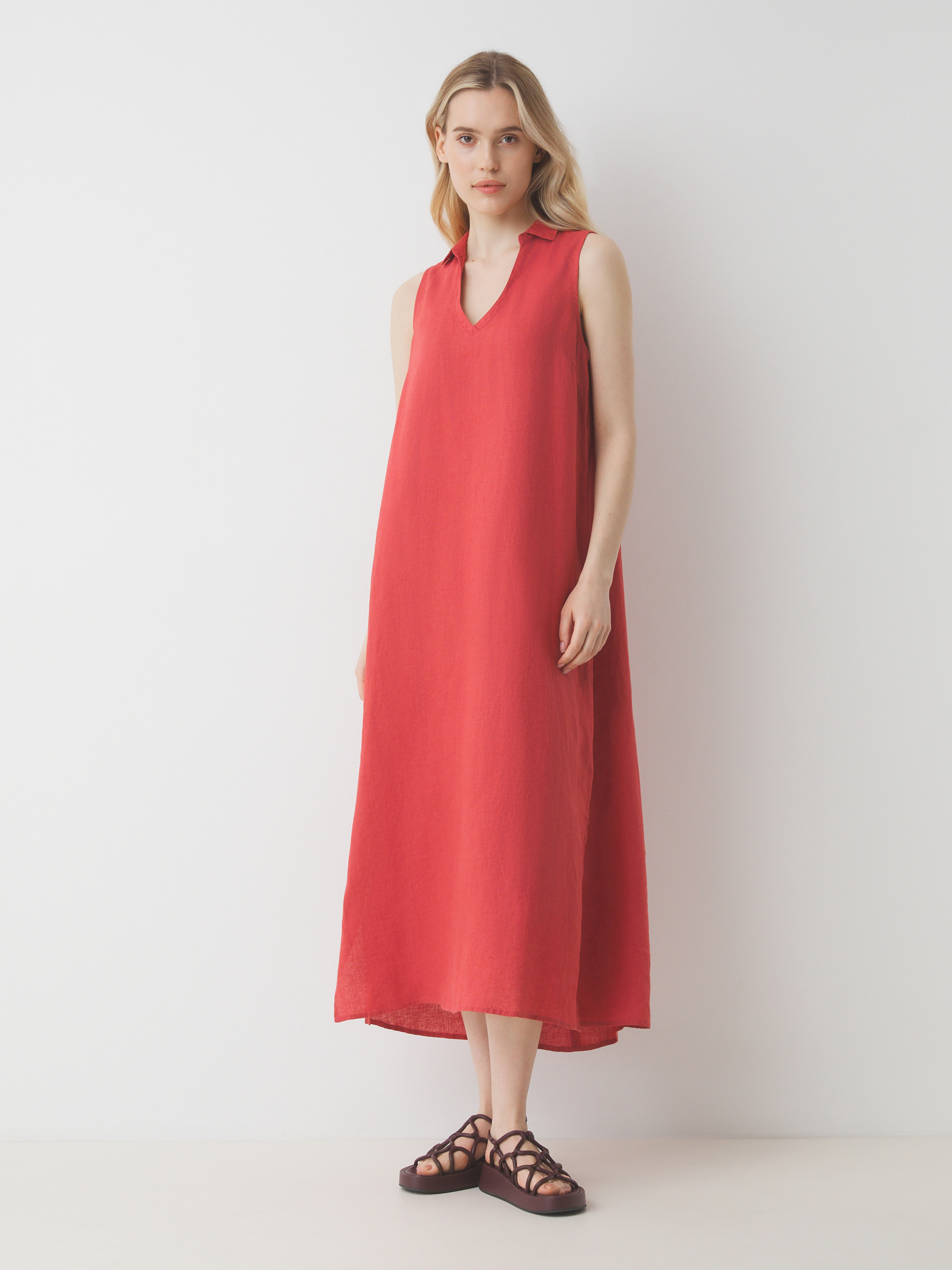 Женское платье MAISON DAVID 3033629, бледно-красный