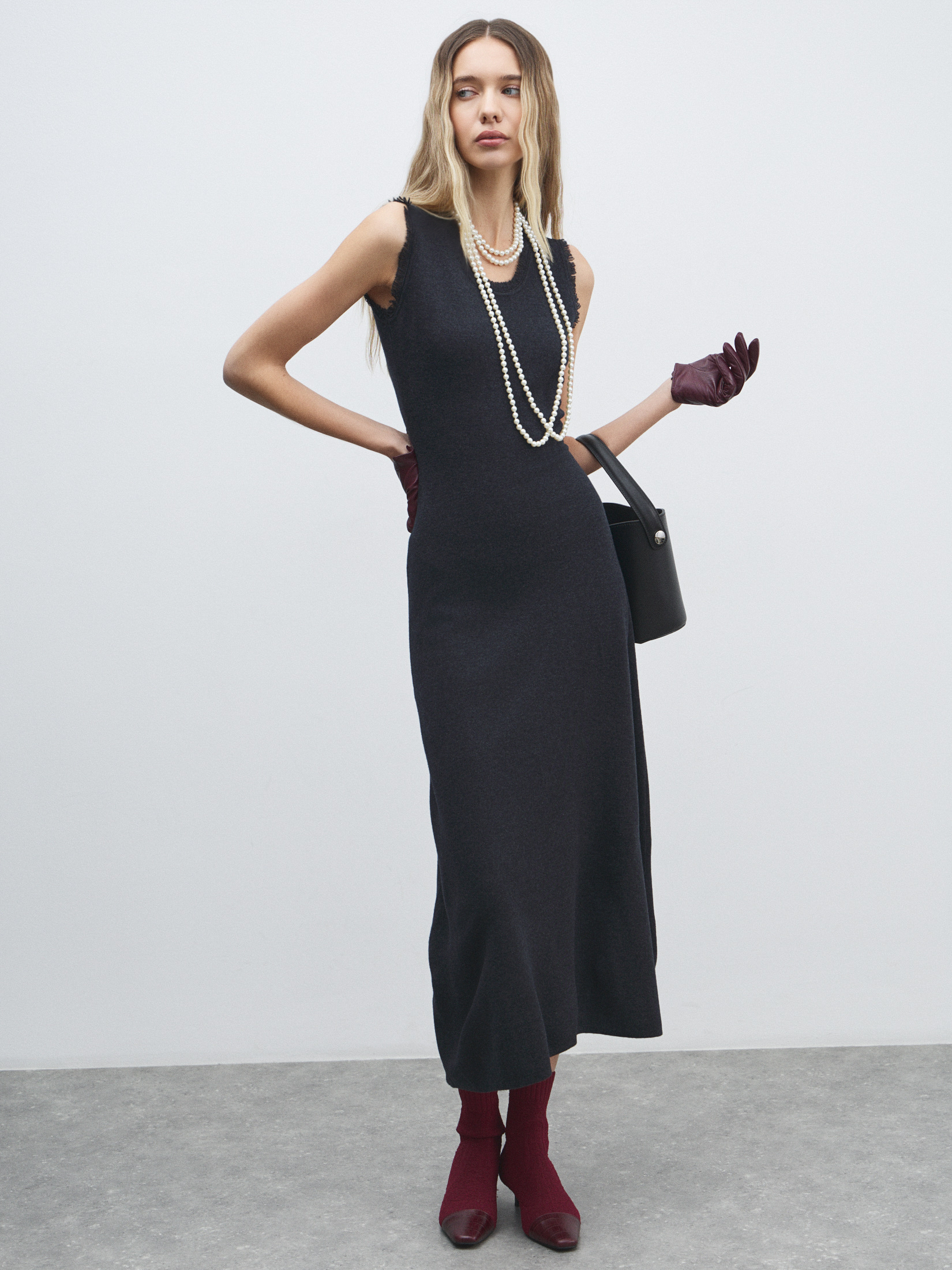 Женское платье MAISON DAVID 4621024, темно-серый