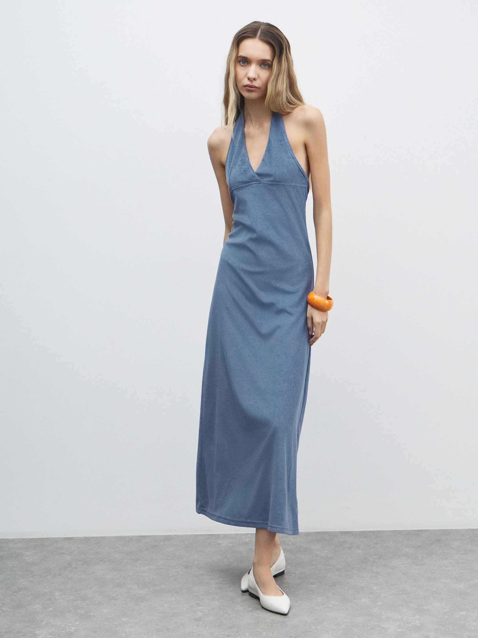 Женское платье MAISON DAVID 4502682, серовато-синий