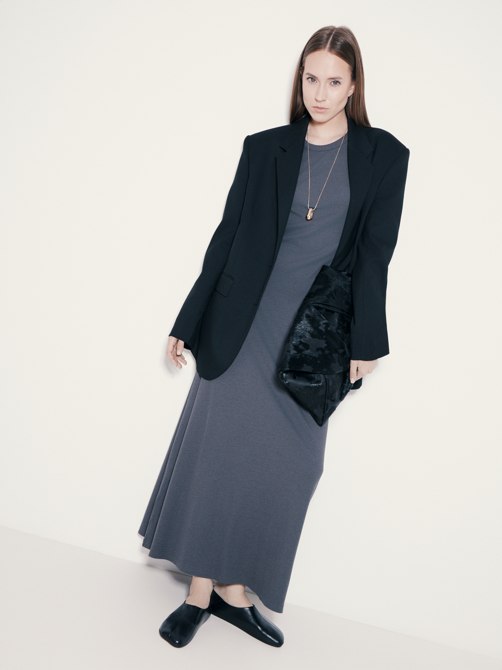 Женское платье MAISON DAVID 4525545, темно-серый