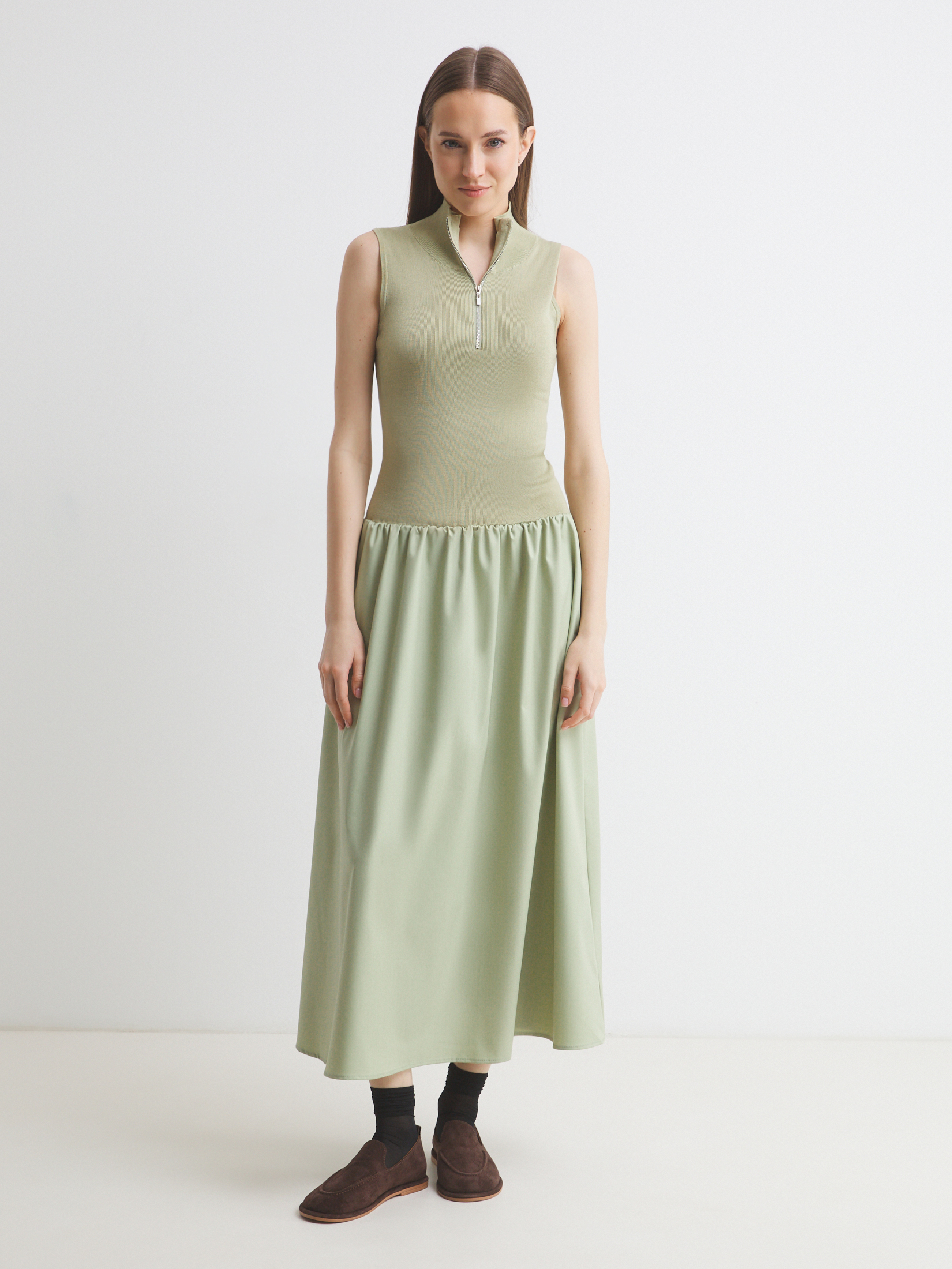 Женское платье MAISON DAVID 4521319, салатовый