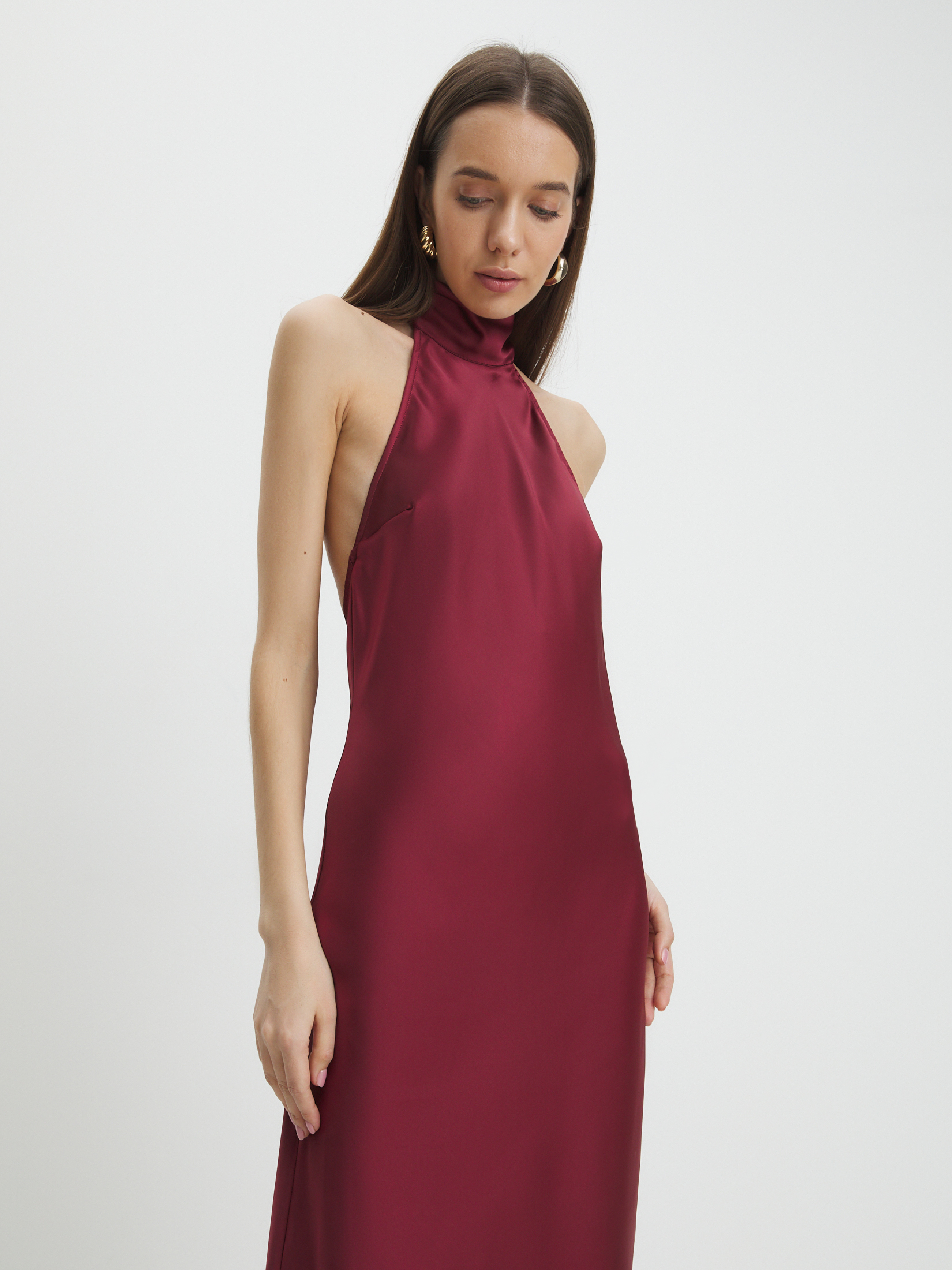 Женское вечернее платье MAISON DAVID 4344514, вишневый