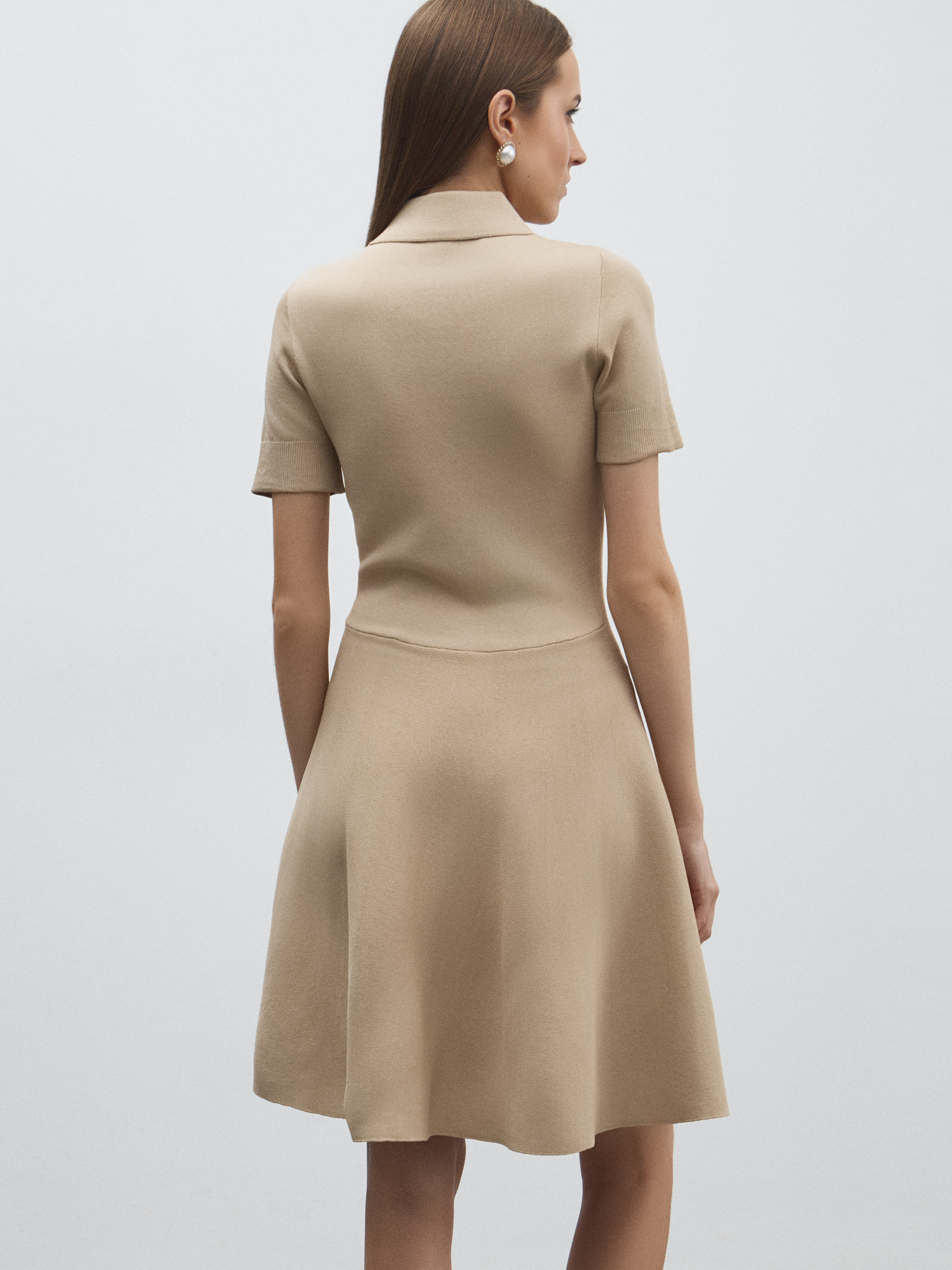 Женское платье MAISON DAVID 4602266, серо-бежевый