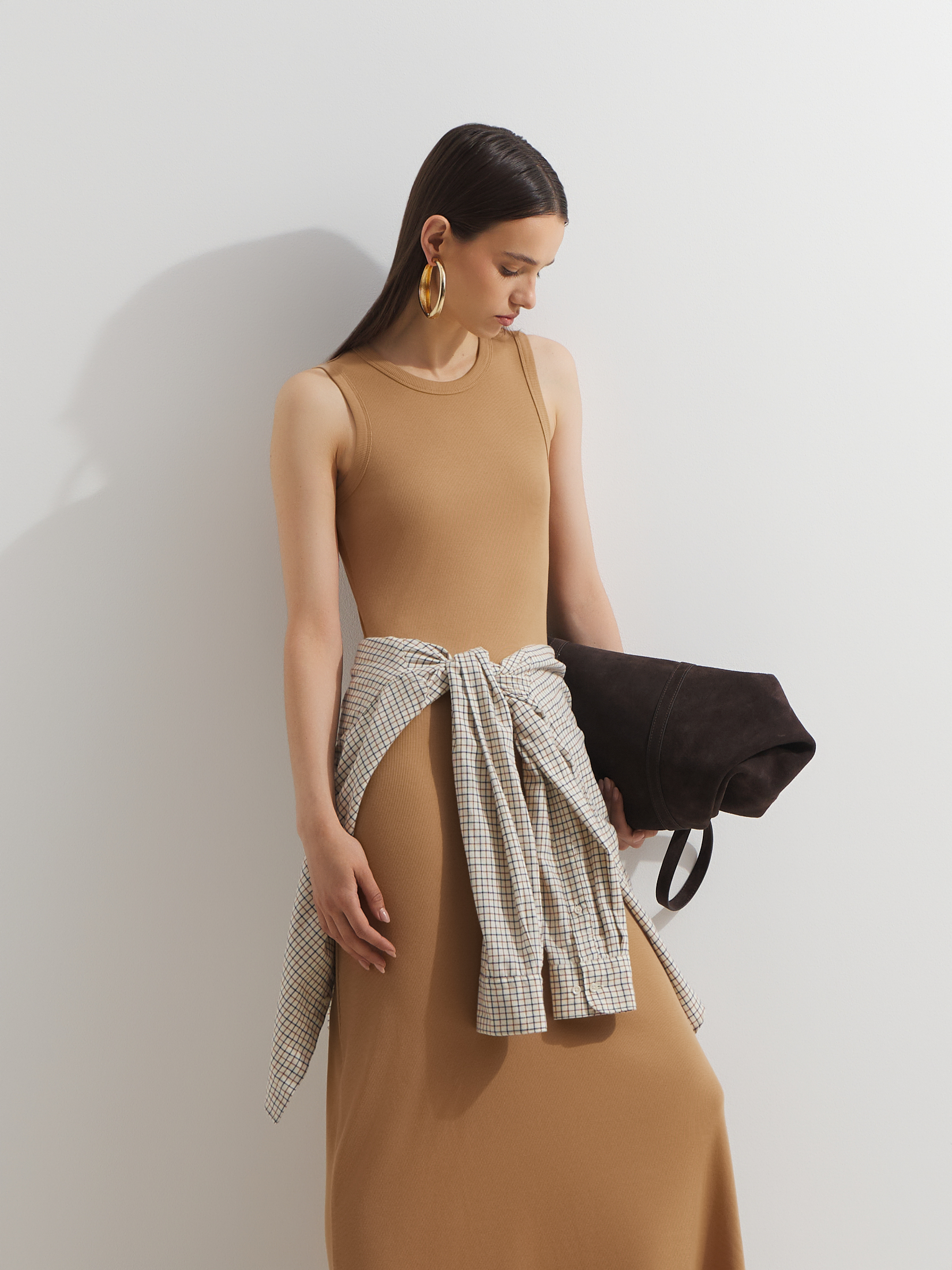 Женское платье MAISON DAVID 4525563, светло-коричневый