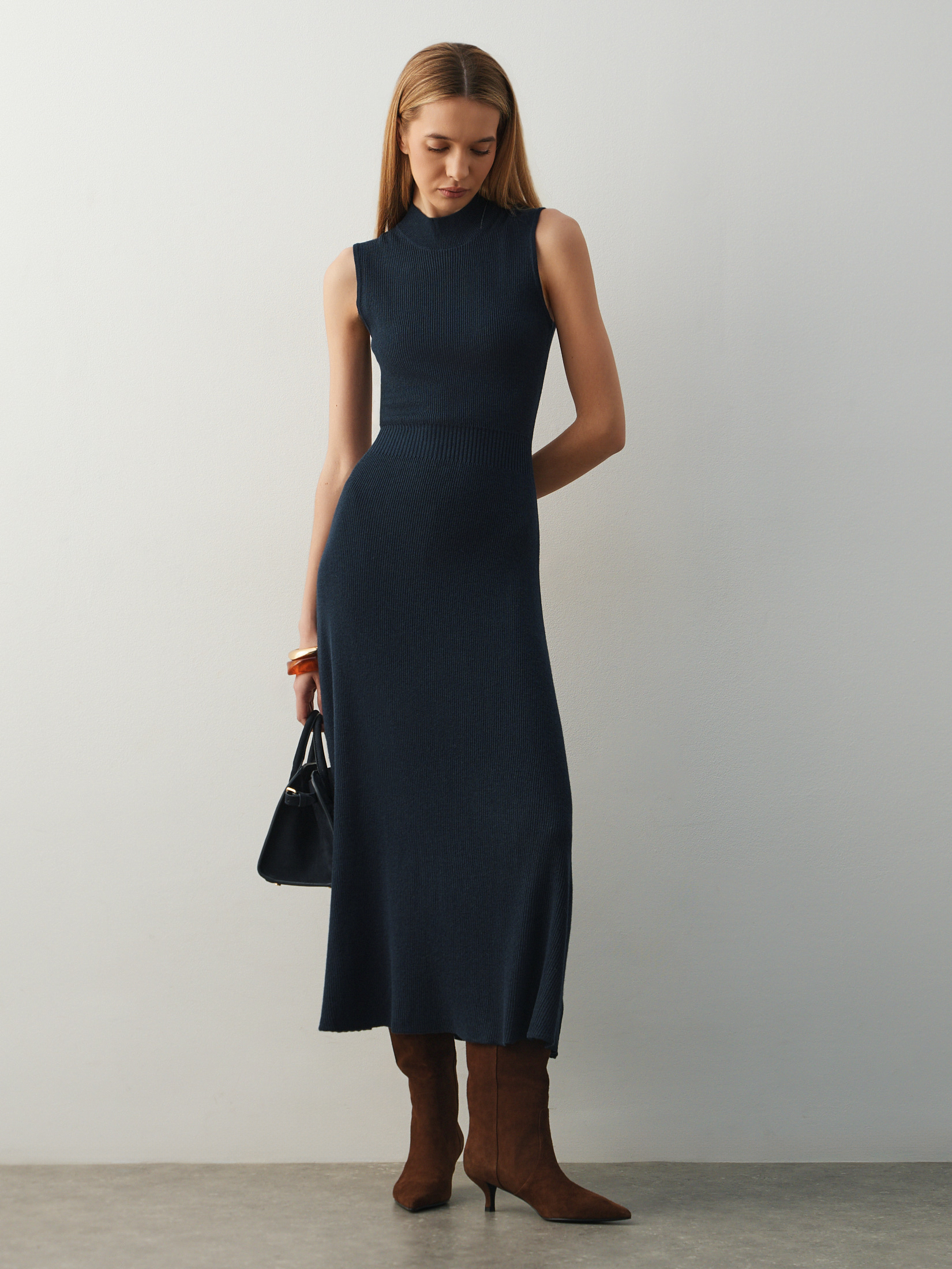 Женское платье MAISON DAVID 4683114, темно-синий