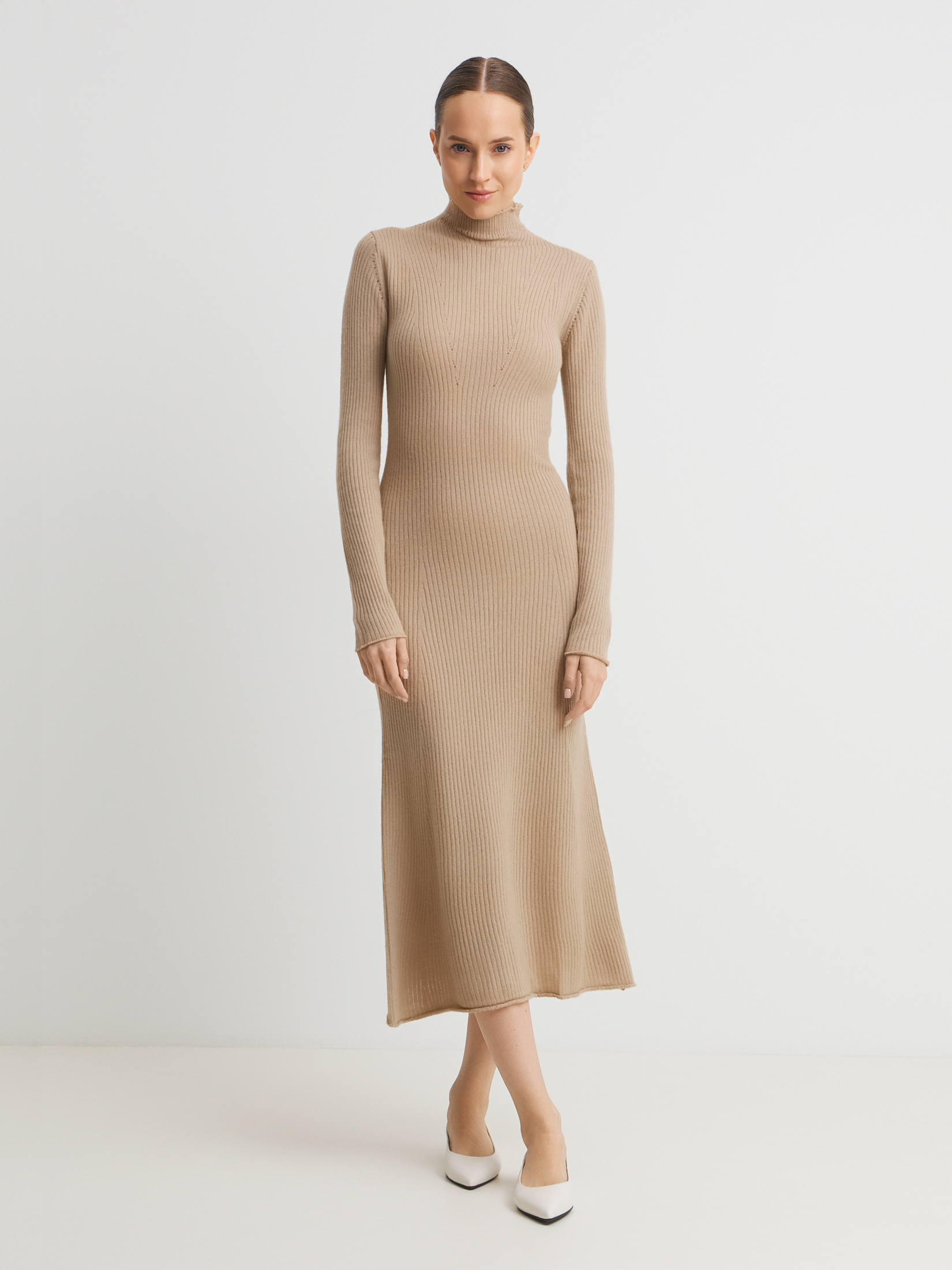 Женское платье MAISON DAVID 4536265, серо-бежевый