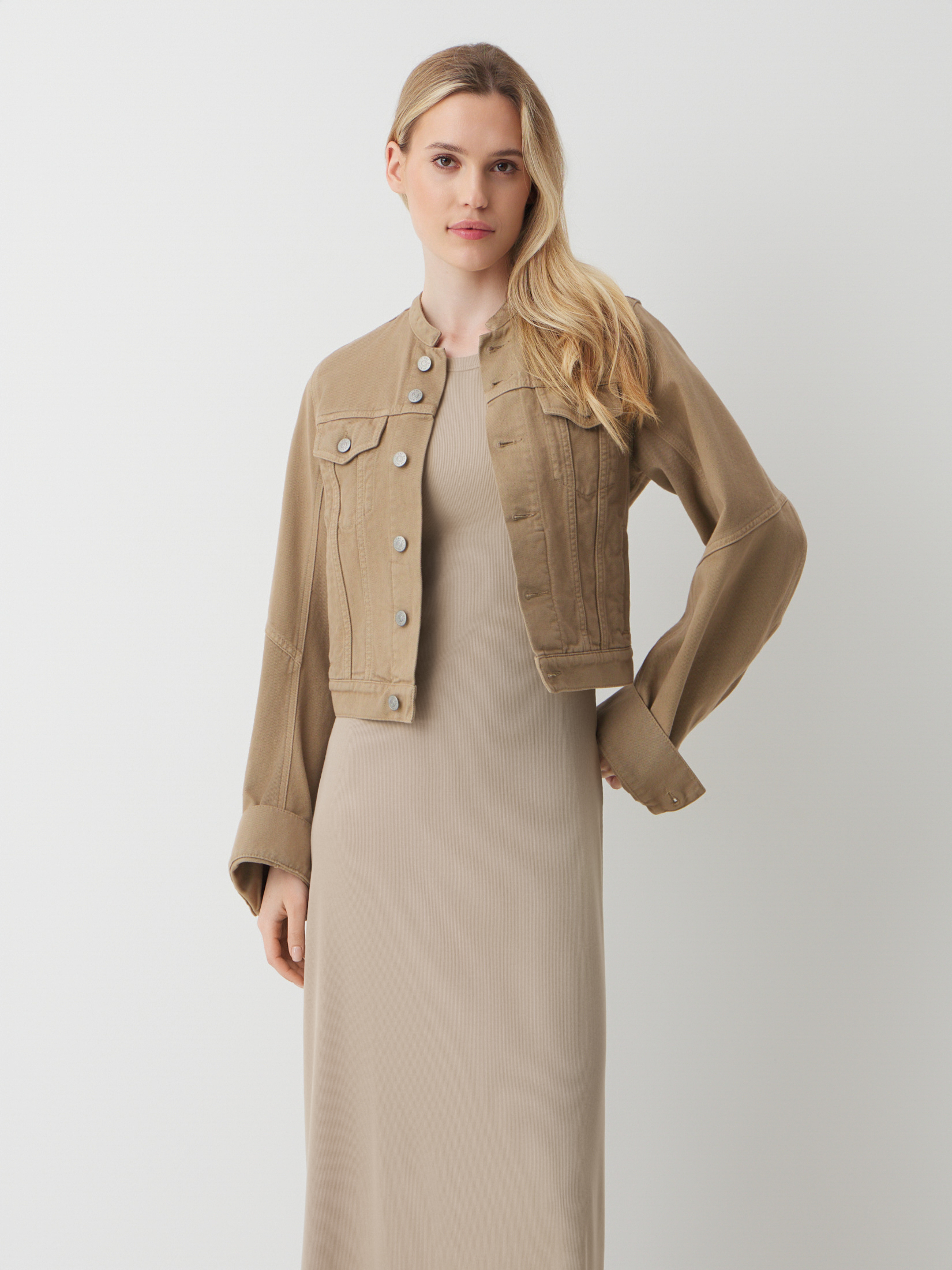 Женское платье MAISON DAVID 4525513, пыльно-бежевый