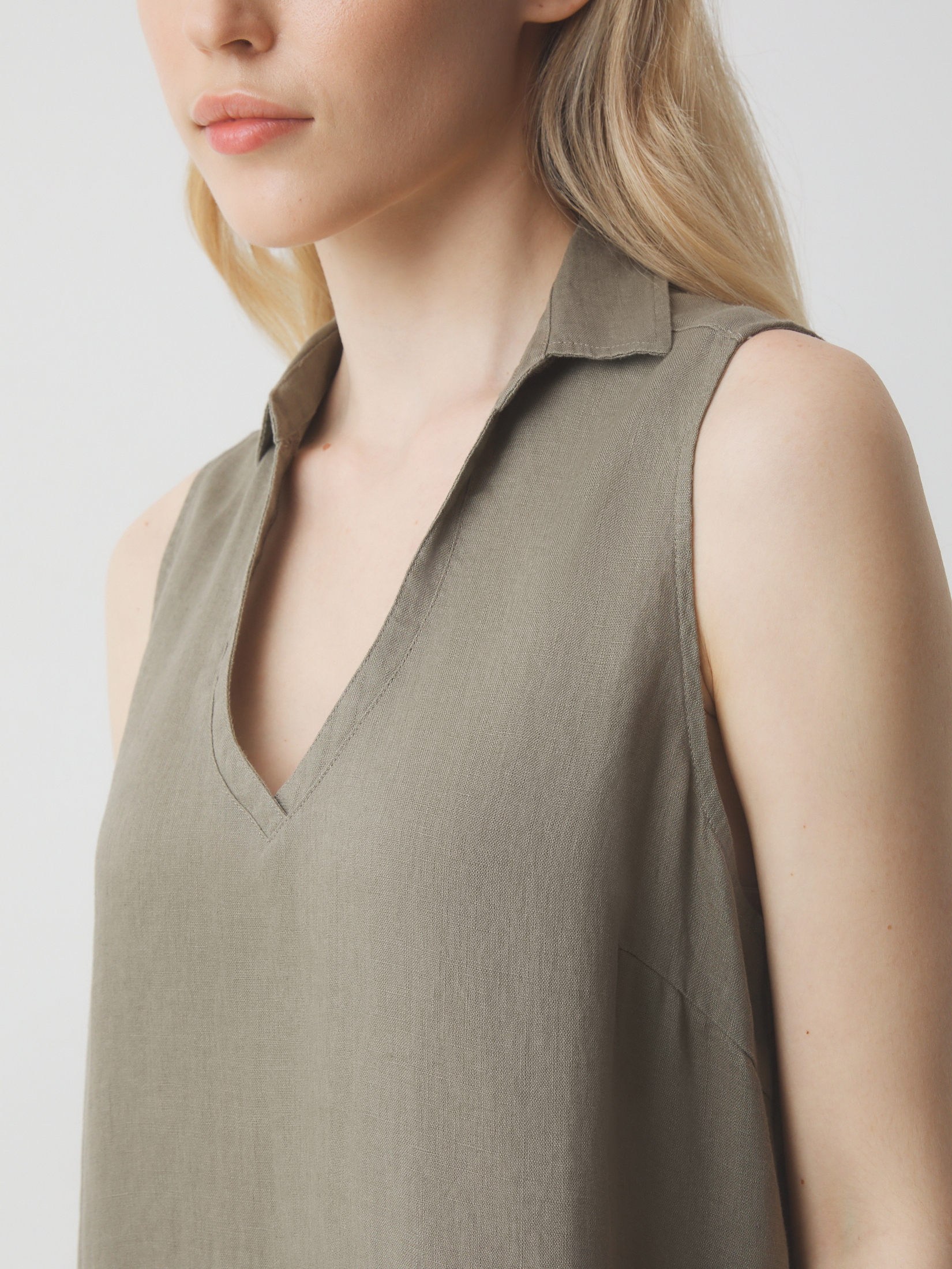 Женское платье MAISON DAVID 3210938, серо-зеленый