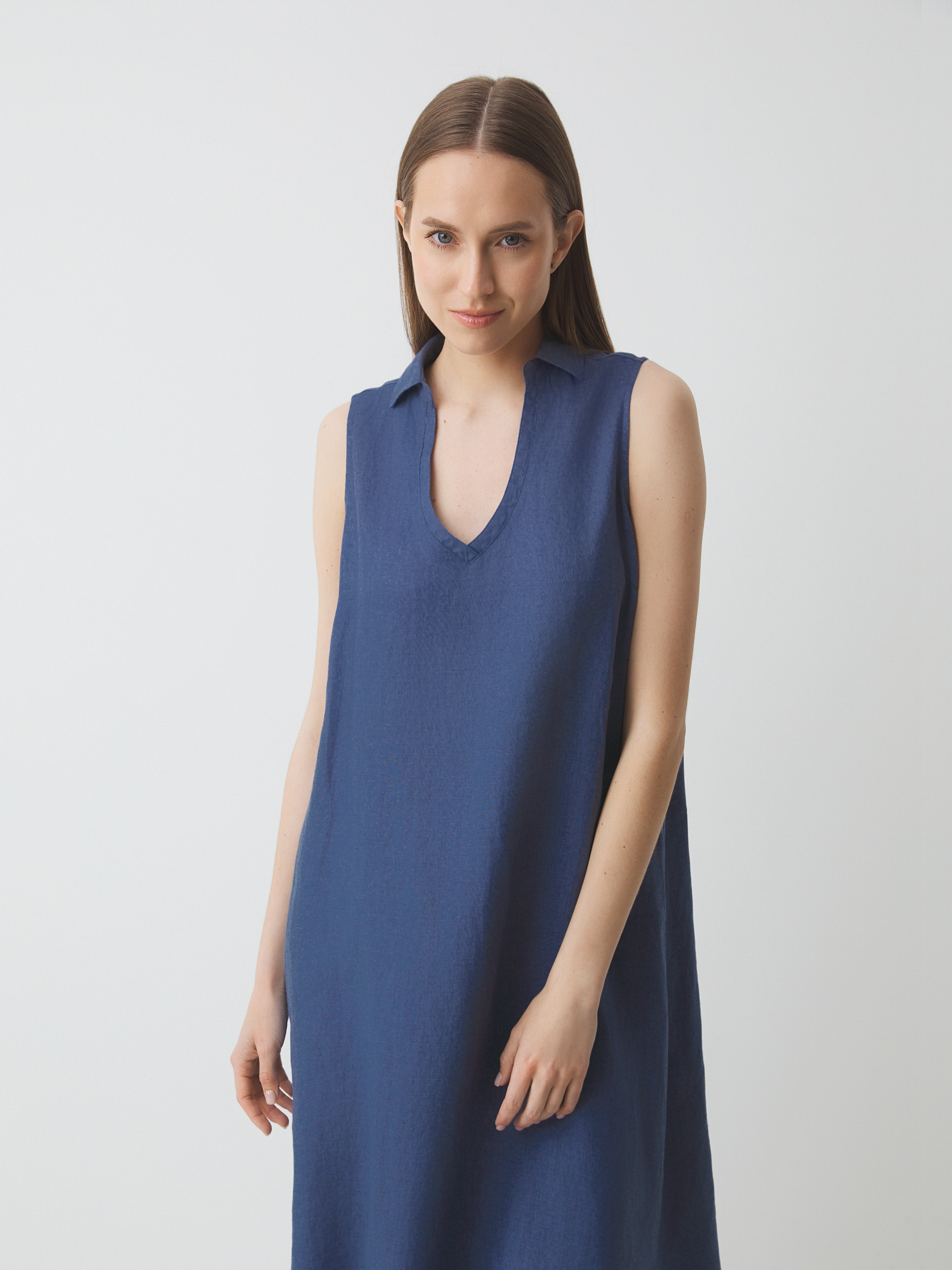 Женское платье MAISON DAVID 3033212, серовато-синий