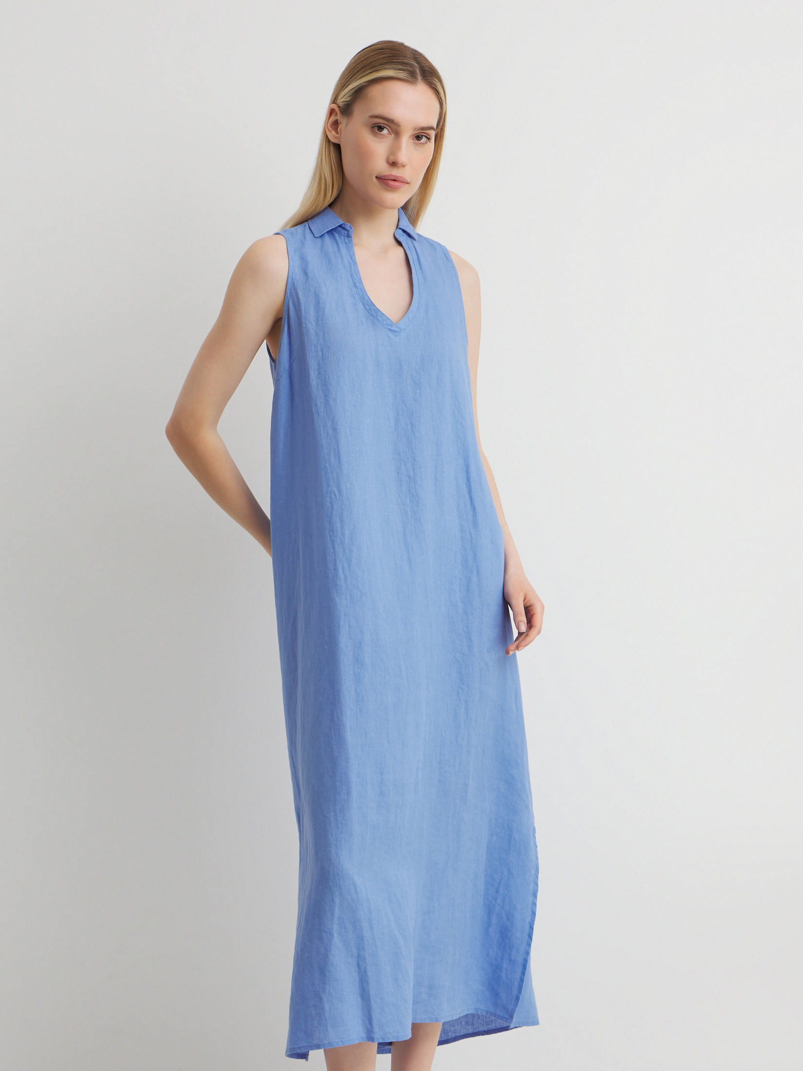 Женское платье MAISON DAVID 3210686, фиолетово-голубой