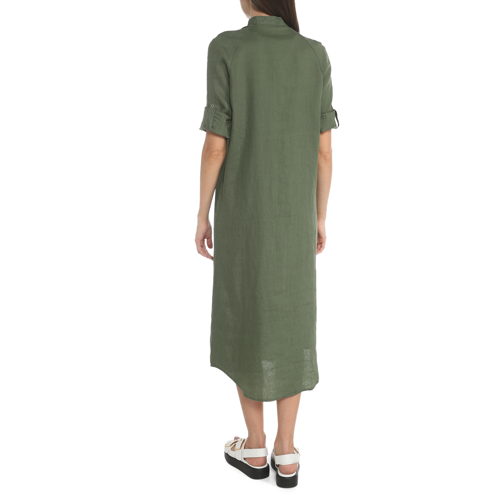 Женское платье-рубашка MAISON DAVID 3611559, зеленый