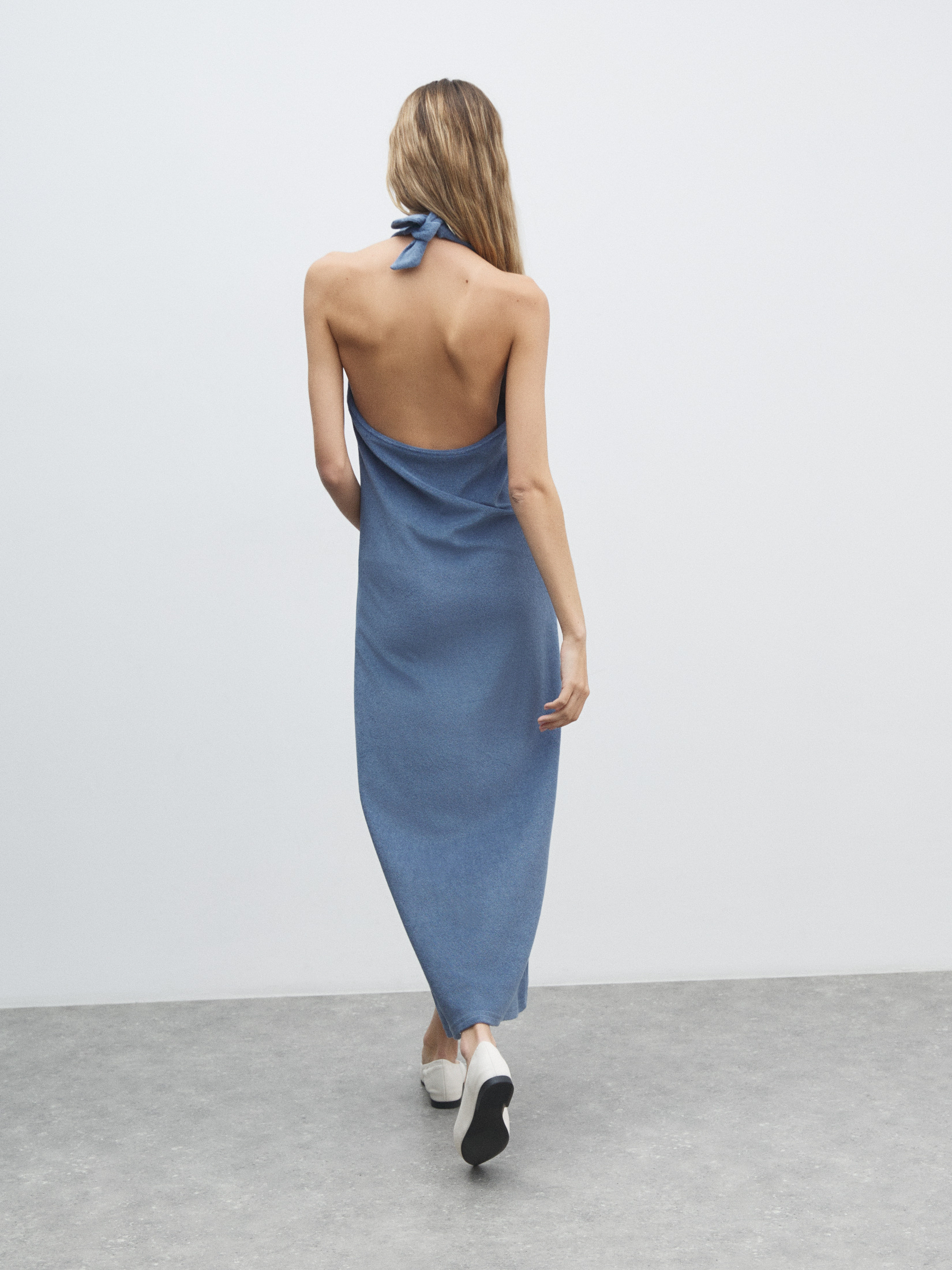 Женское платье MAISON DAVID 4502682, серовато-синий