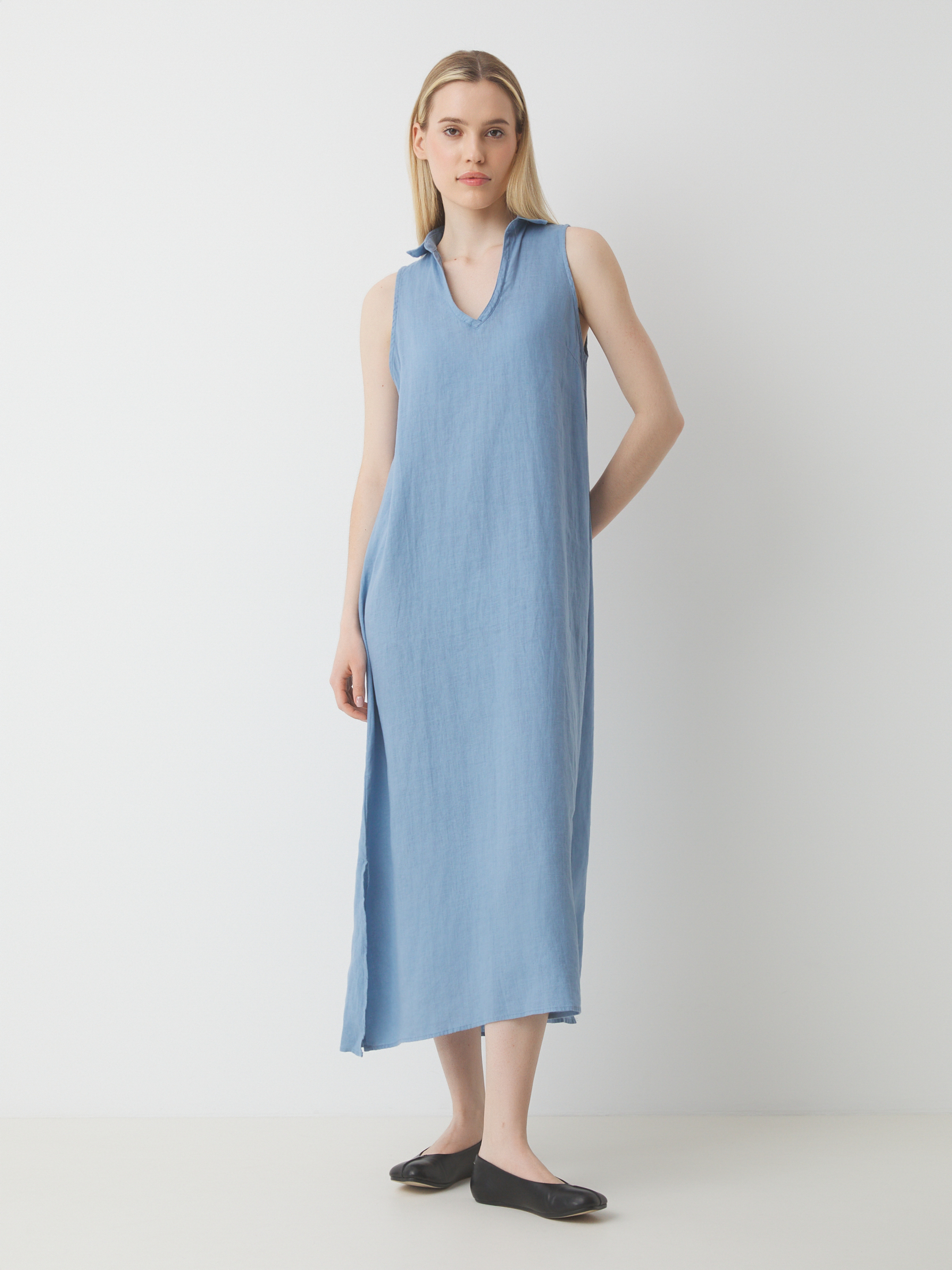 Женское платье MAISON DAVID 3210679, серовато-голубой