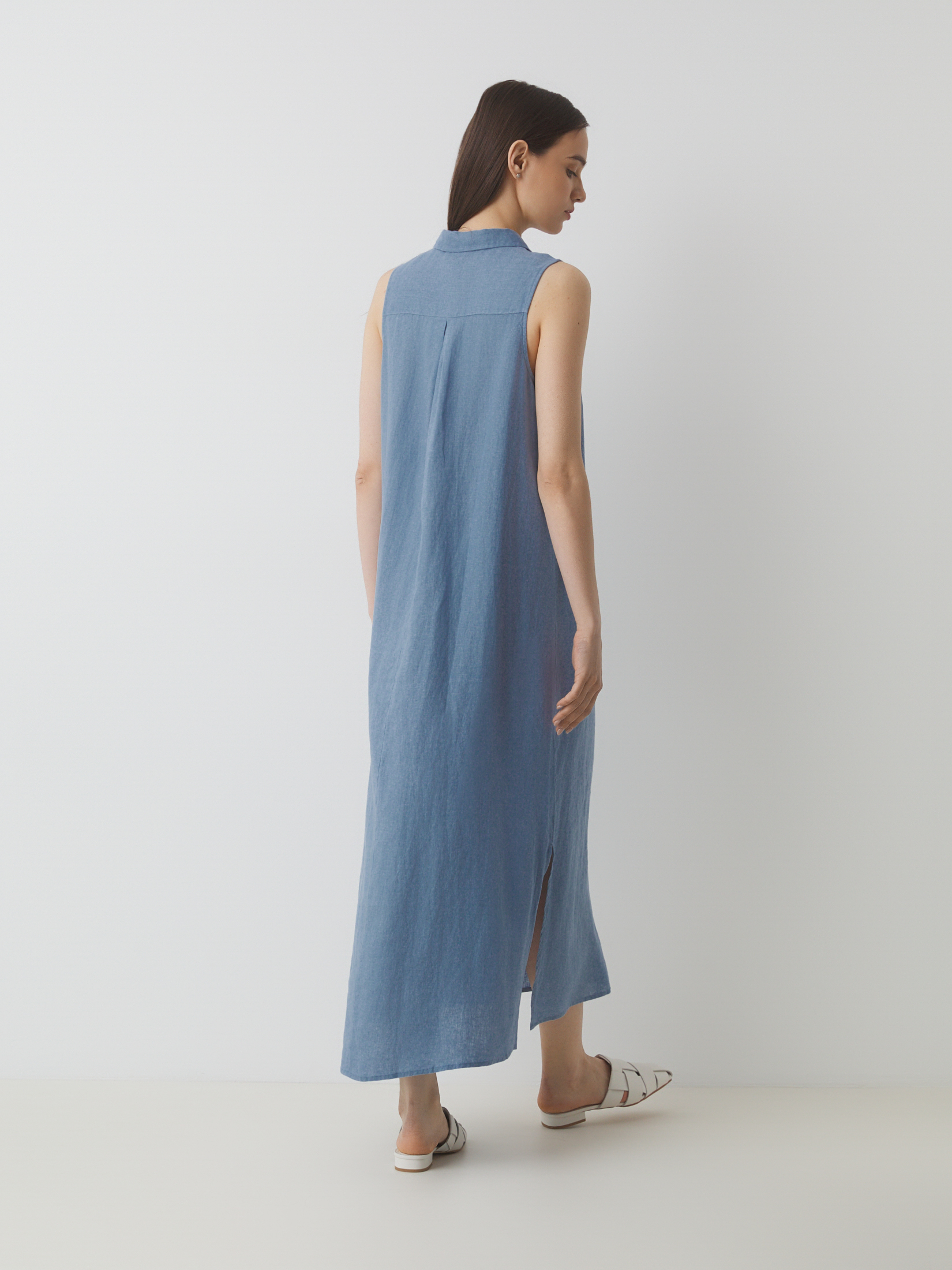 Женское платье MAISON DAVID 3210910, серо-голубой