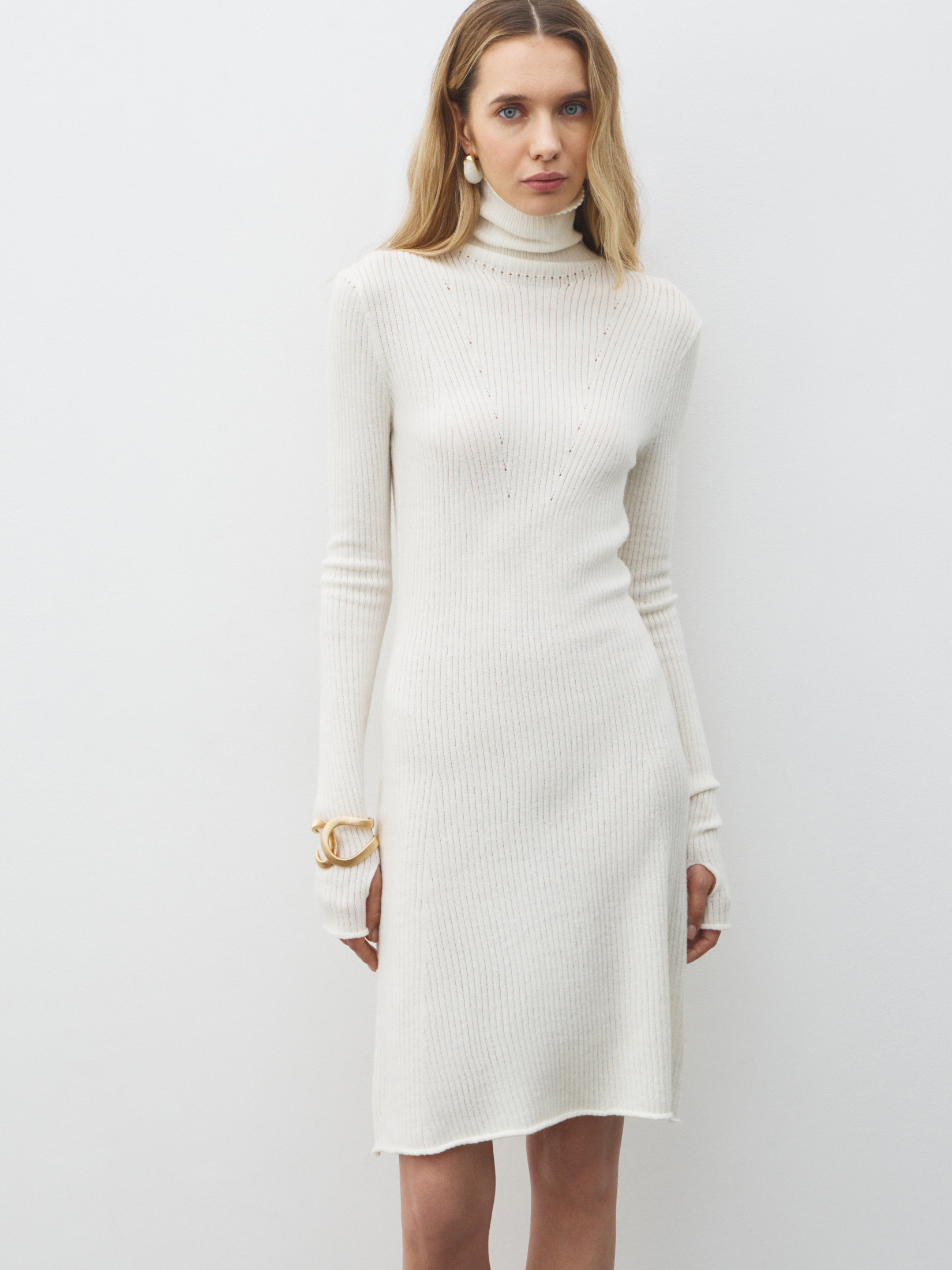 Женское платье MAISON DAVID 4783674, молочно-белый