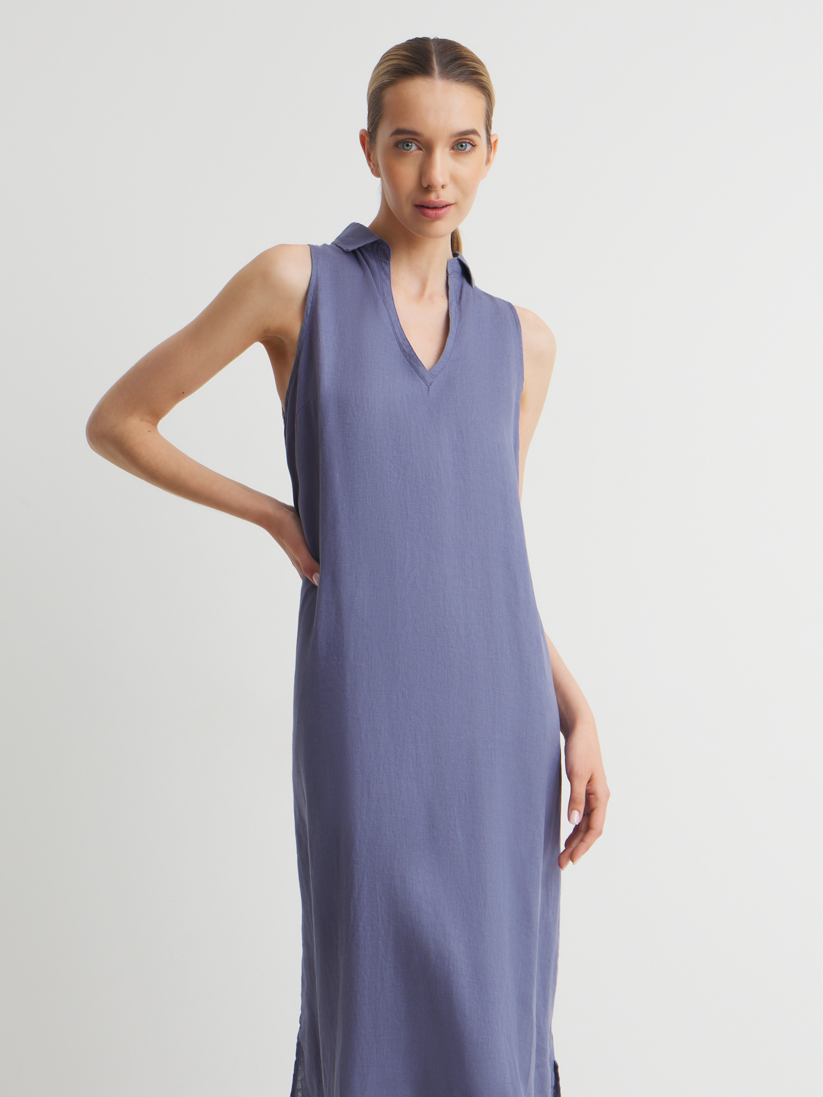 Женское платье MAISON DAVID 3033672, серо-фиолетовый