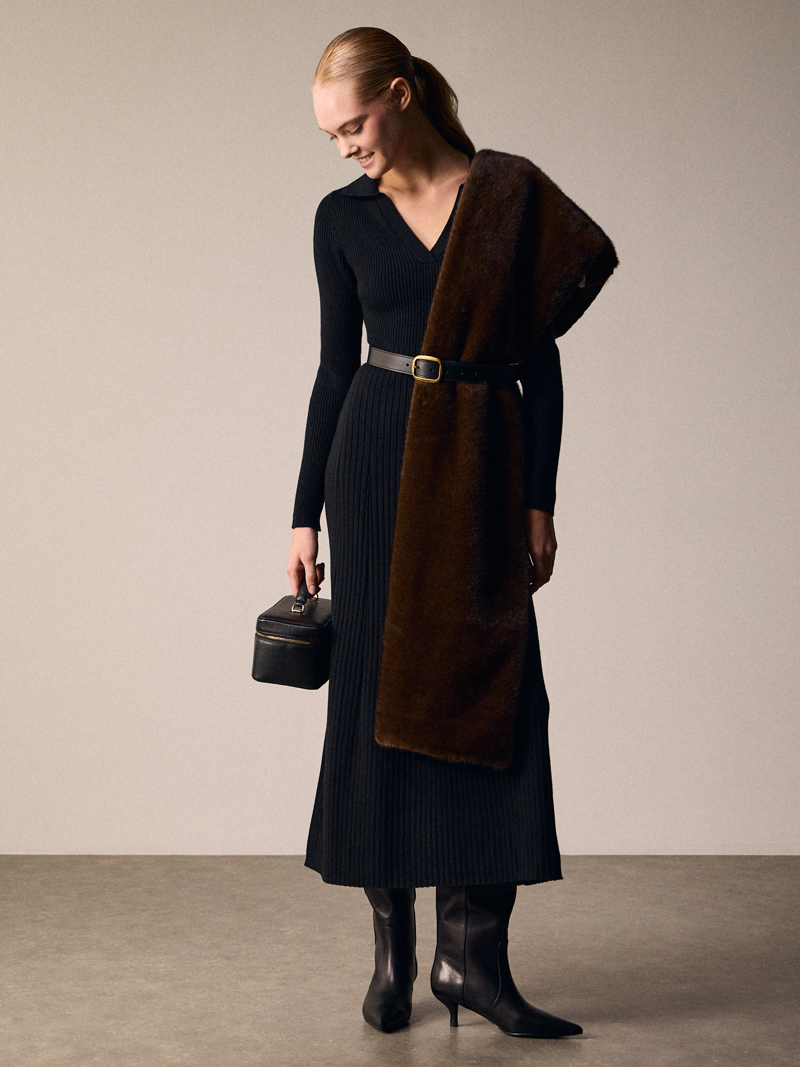 Женское платье MAISON DAVID 4507225, черный