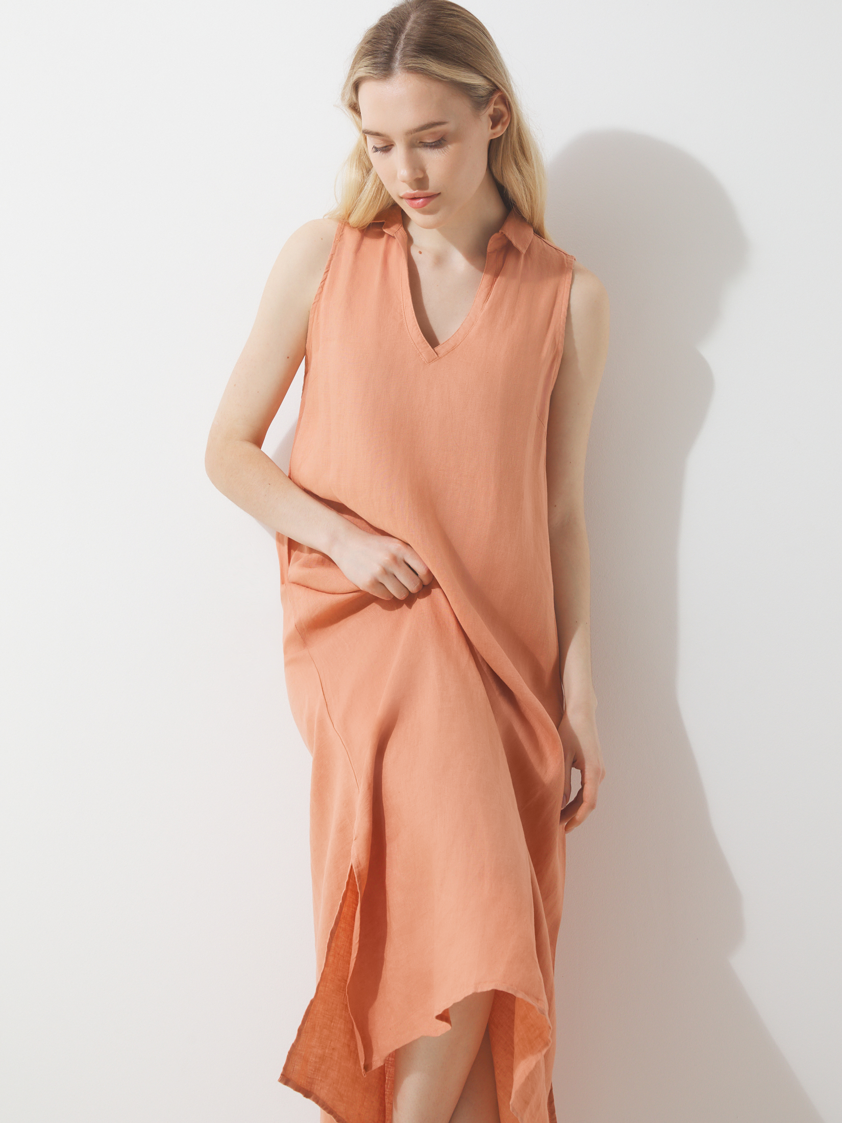 Женское платье MAISON DAVID 3210700, персиковый