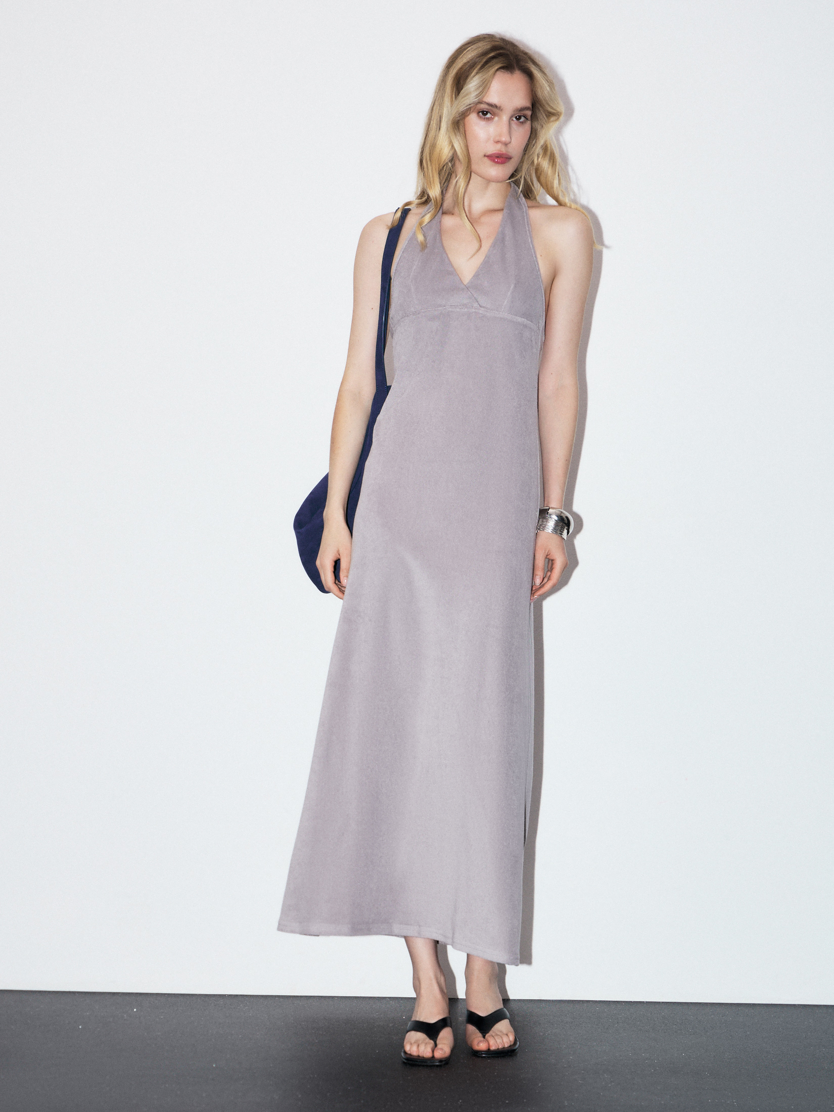 Женское платье MAISON DAVID 4502687, бежевато-серый