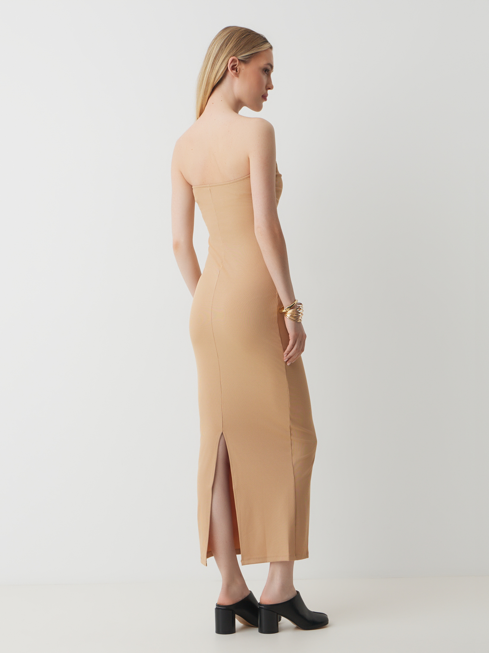 Женское платье MAISON DAVID 4602297, темно-бежевый