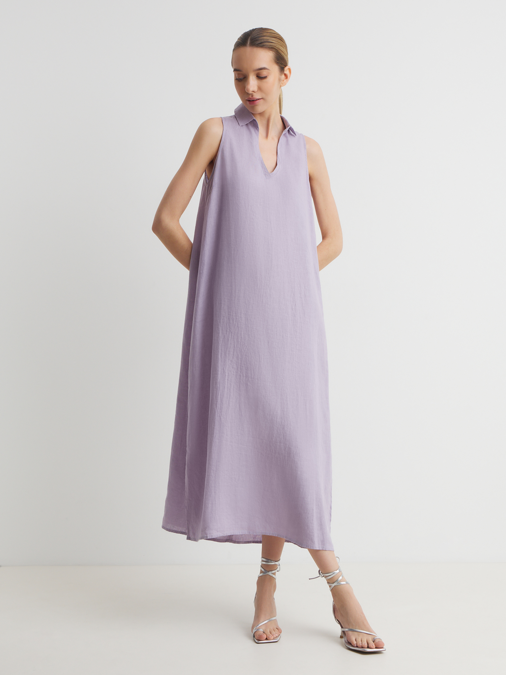 Женское платье MAISON DAVID 3210945, лавандовый