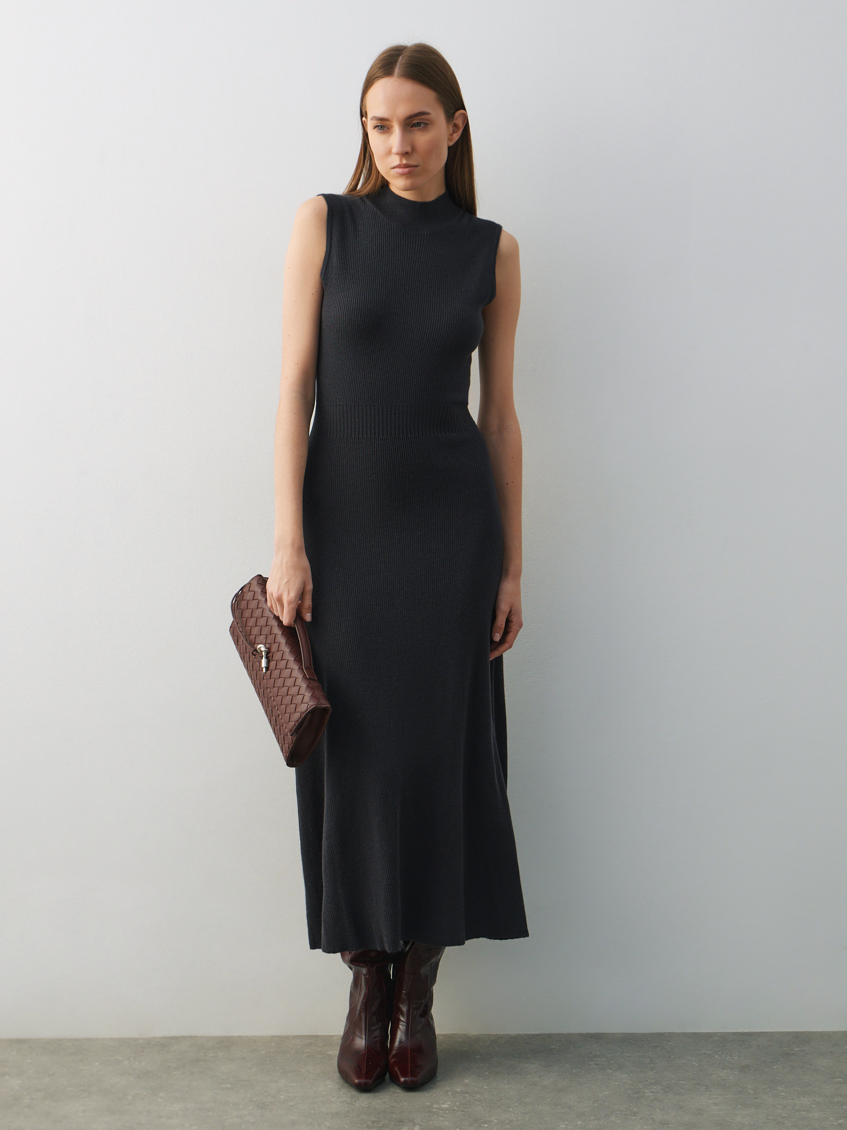 Женское платье MAISON DAVID 4683087, темно-серый