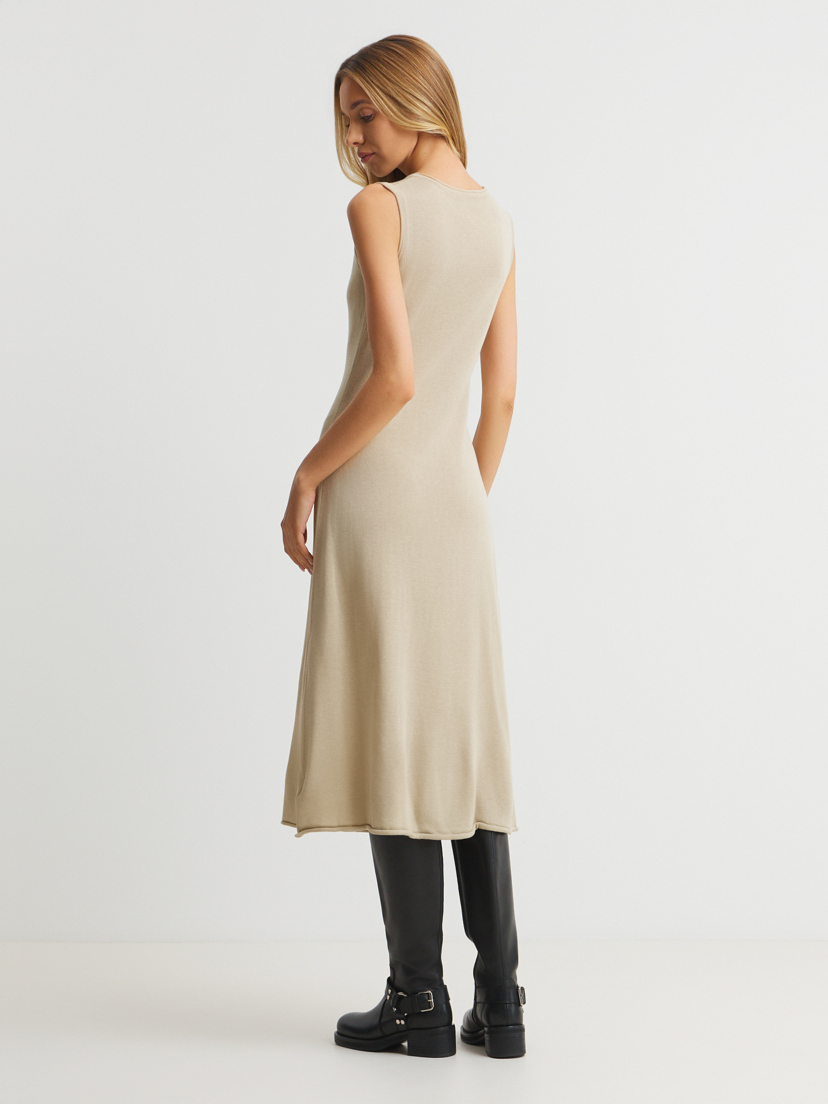 Женское платье MAISON DAVID 4496127, серо-бежевый