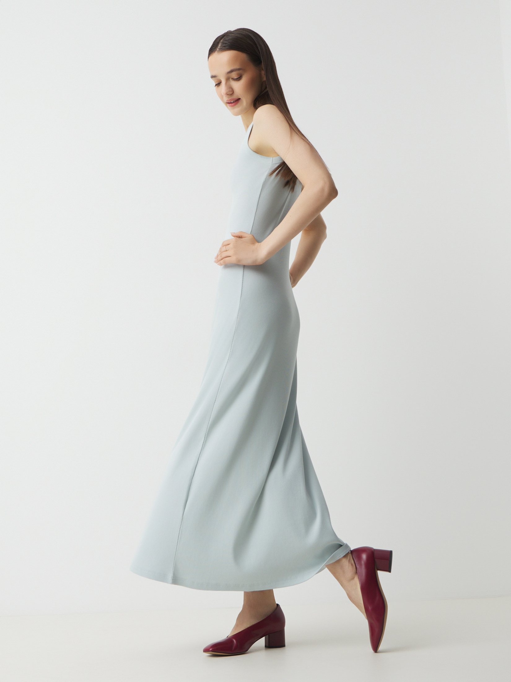 Женское платье MAISON DAVID 4525569, зеленовато-голубой