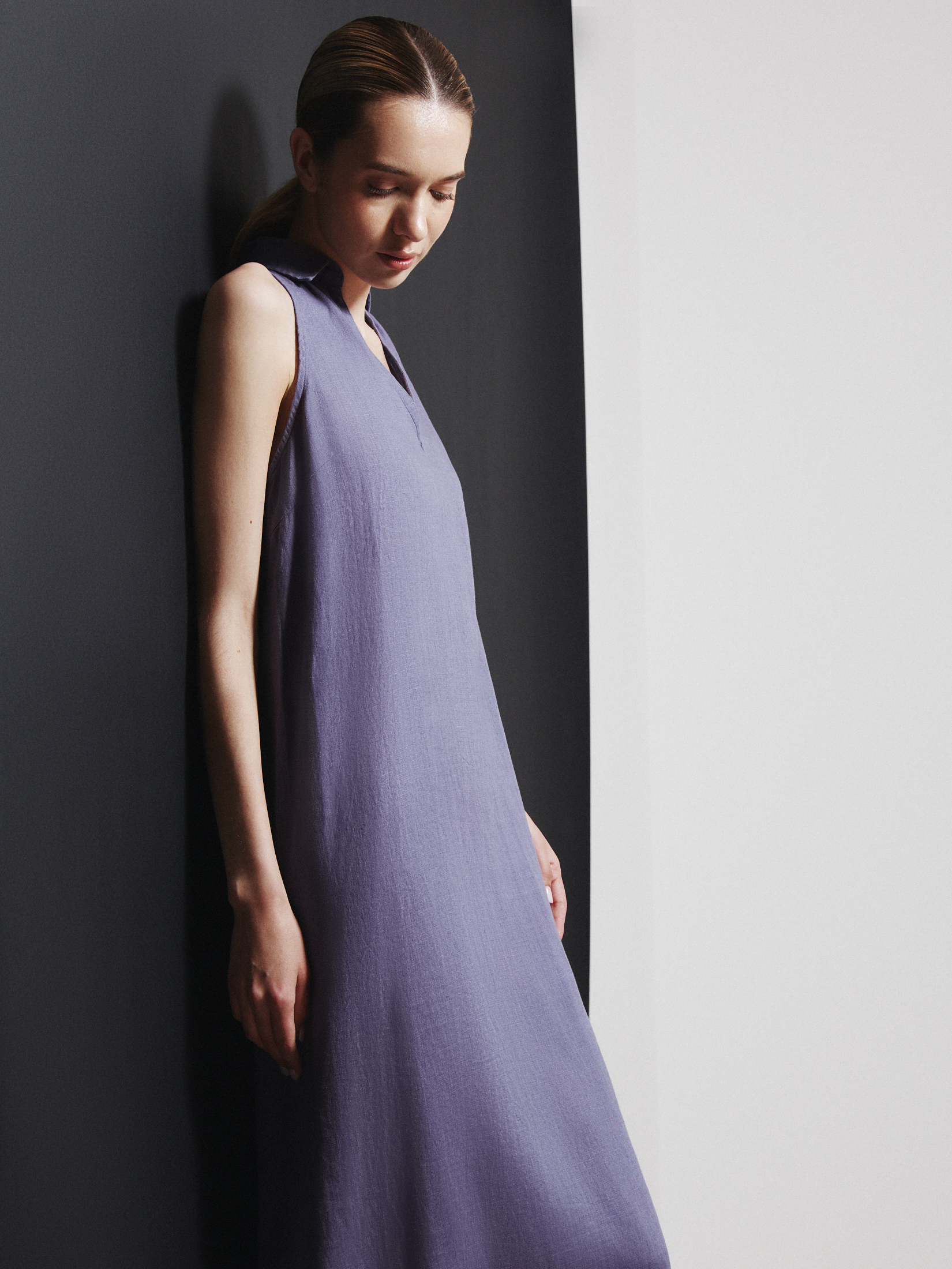 Женское платье MAISON DAVID 3033672, серо-фиолетовый