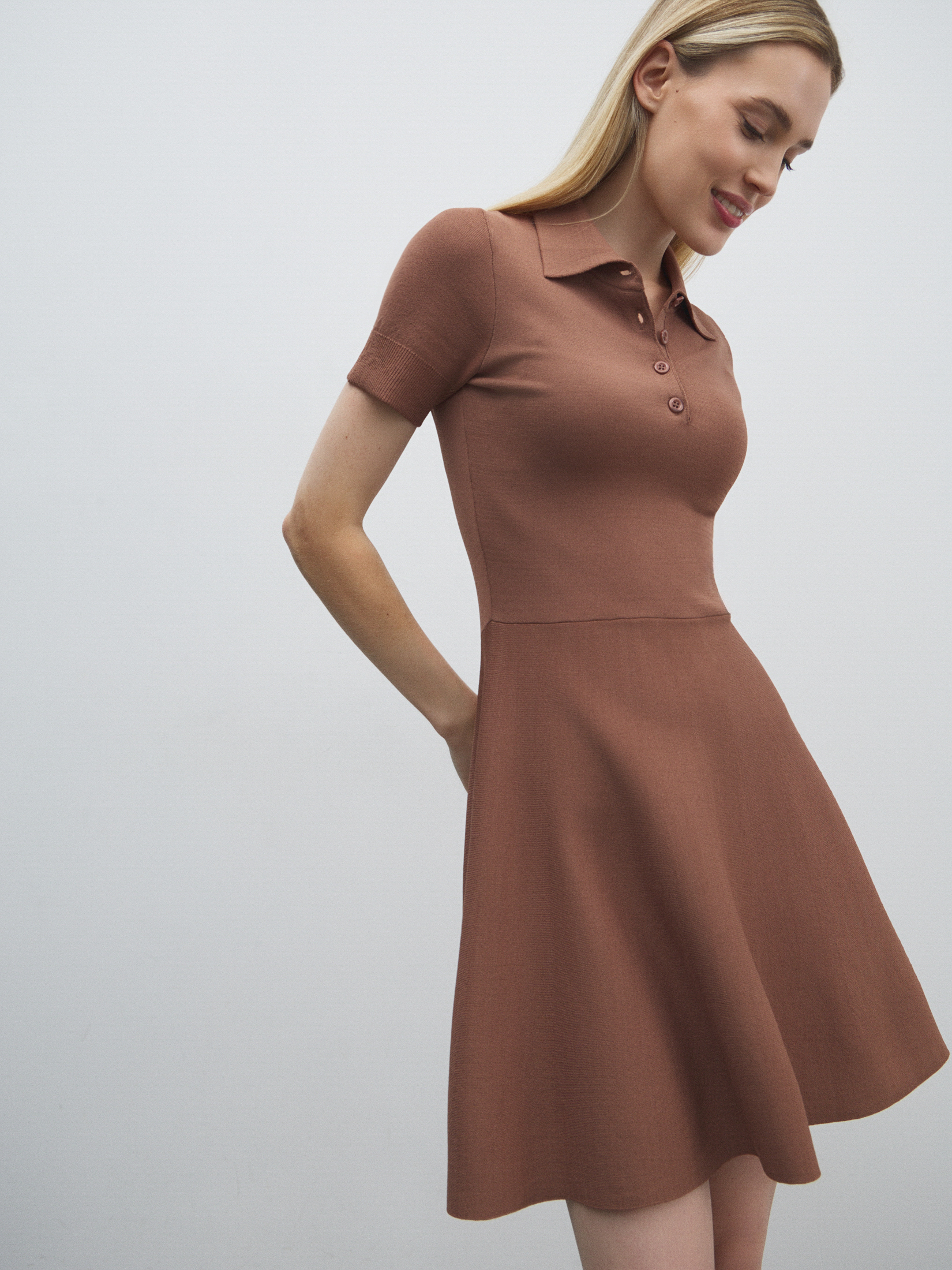 Женское платье MAISON DAVID 4602241, коричневый