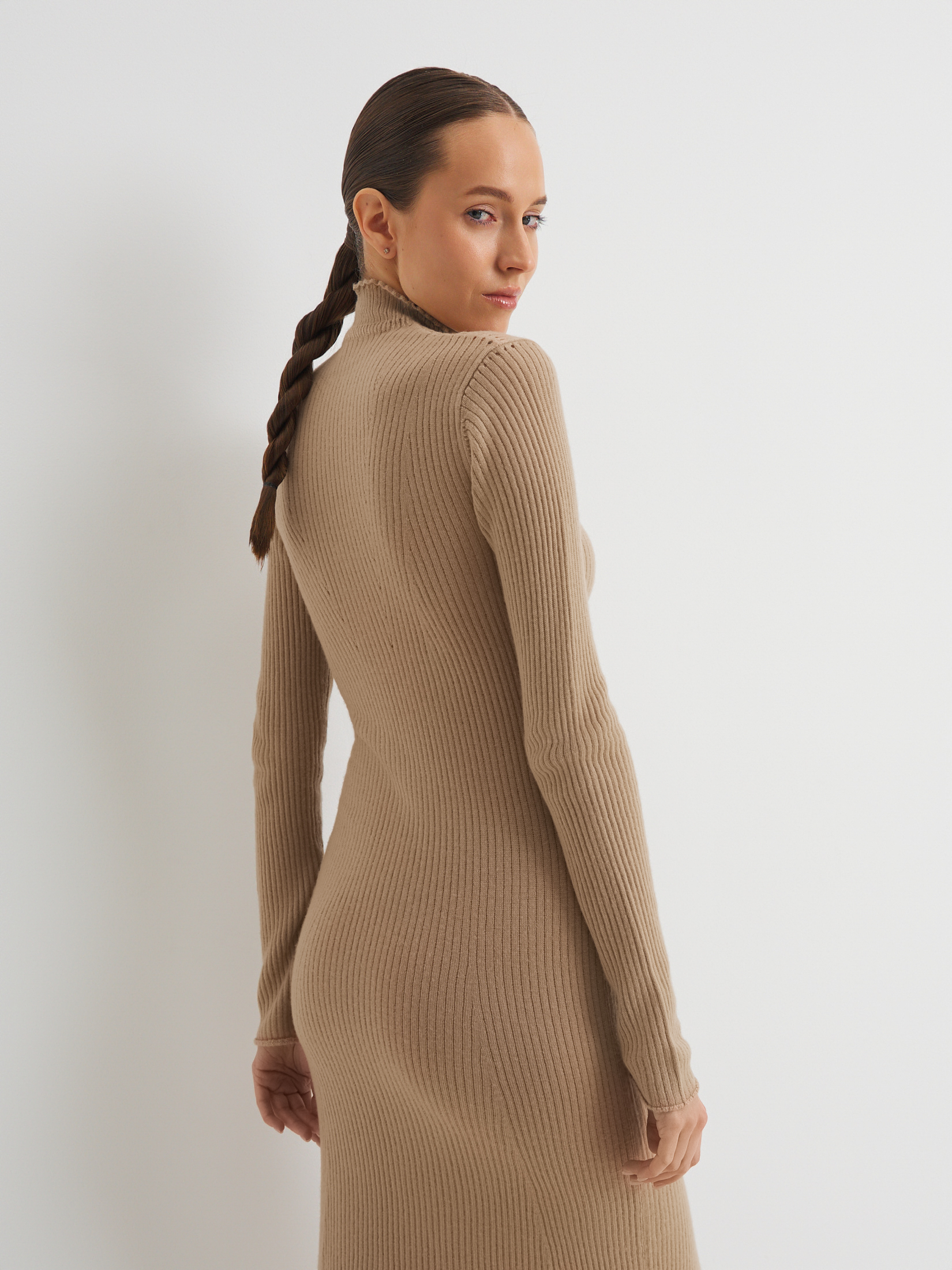 Женское платье MAISON DAVID 4536265, серо-бежевый