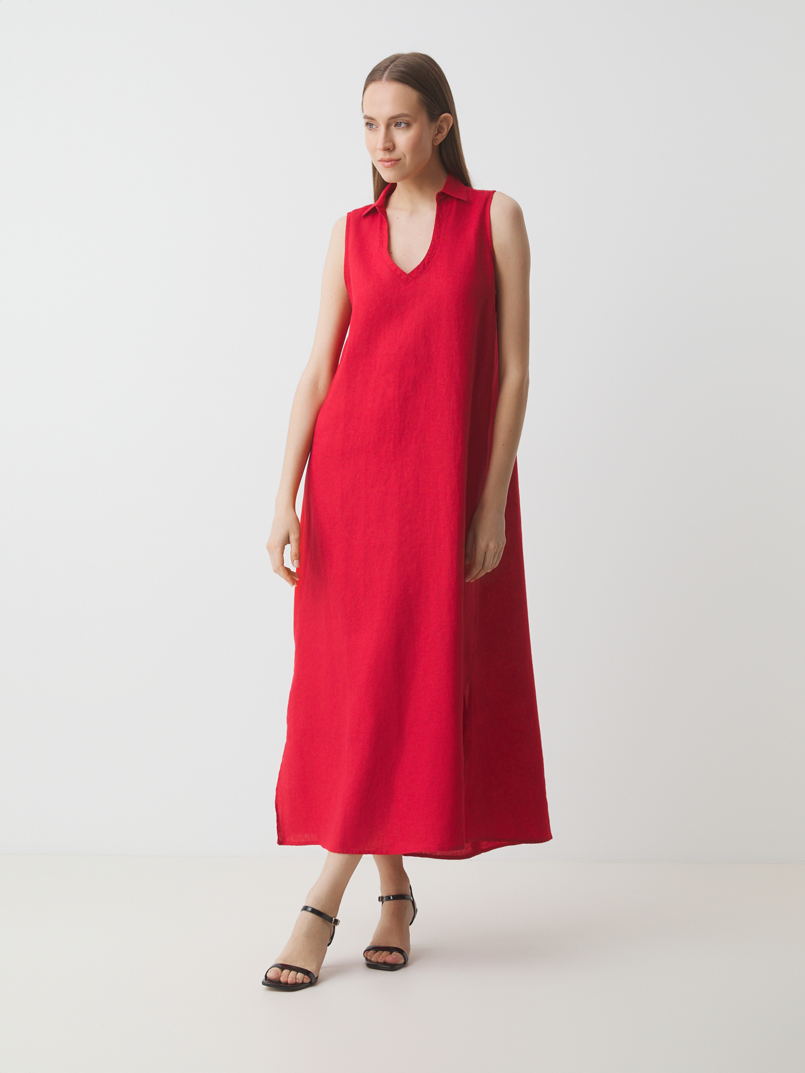 Женское платье MAISON DAVID 3033191, алый