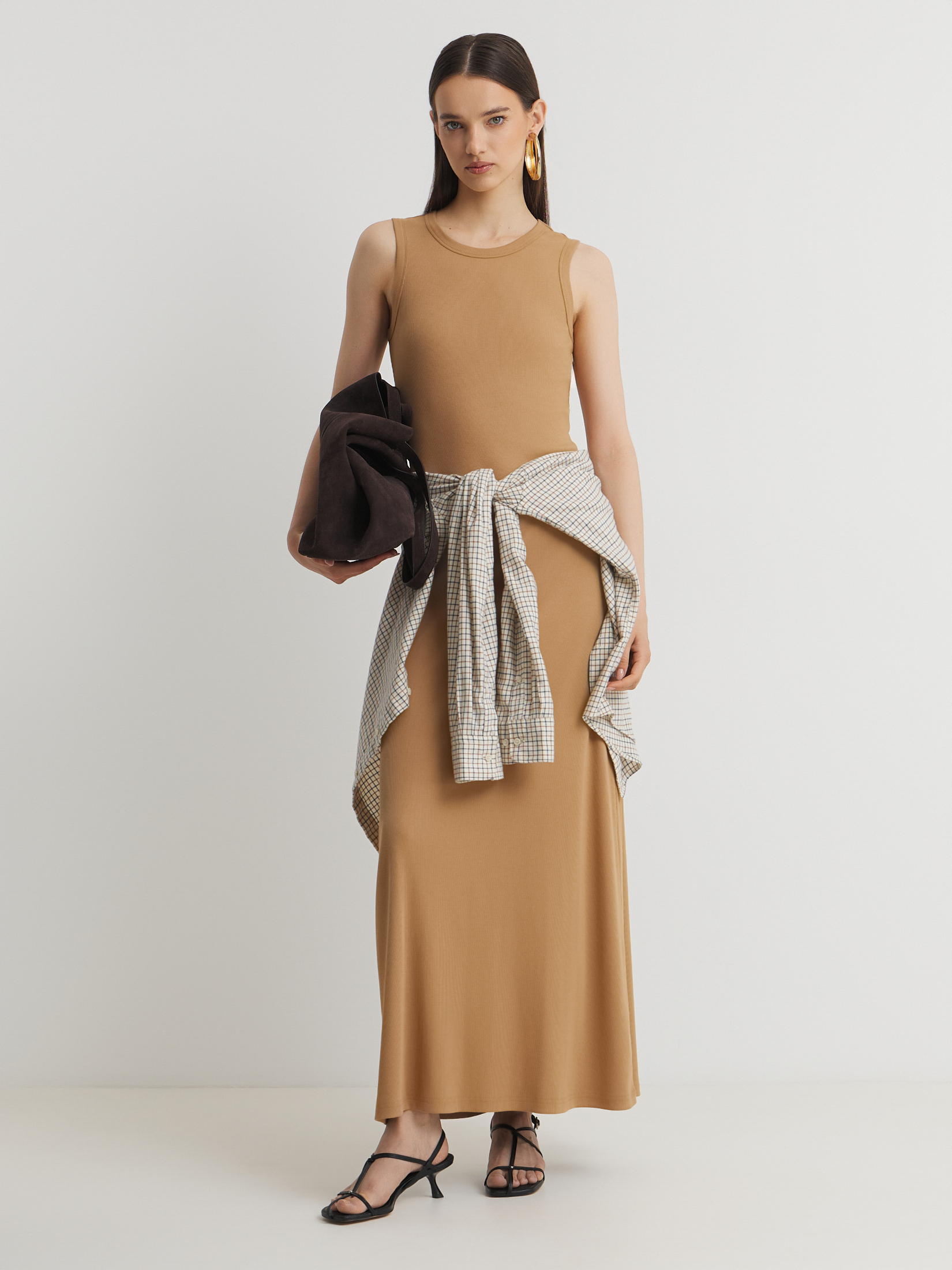 Женское платье MAISON DAVID 4525563, светло-коричневый