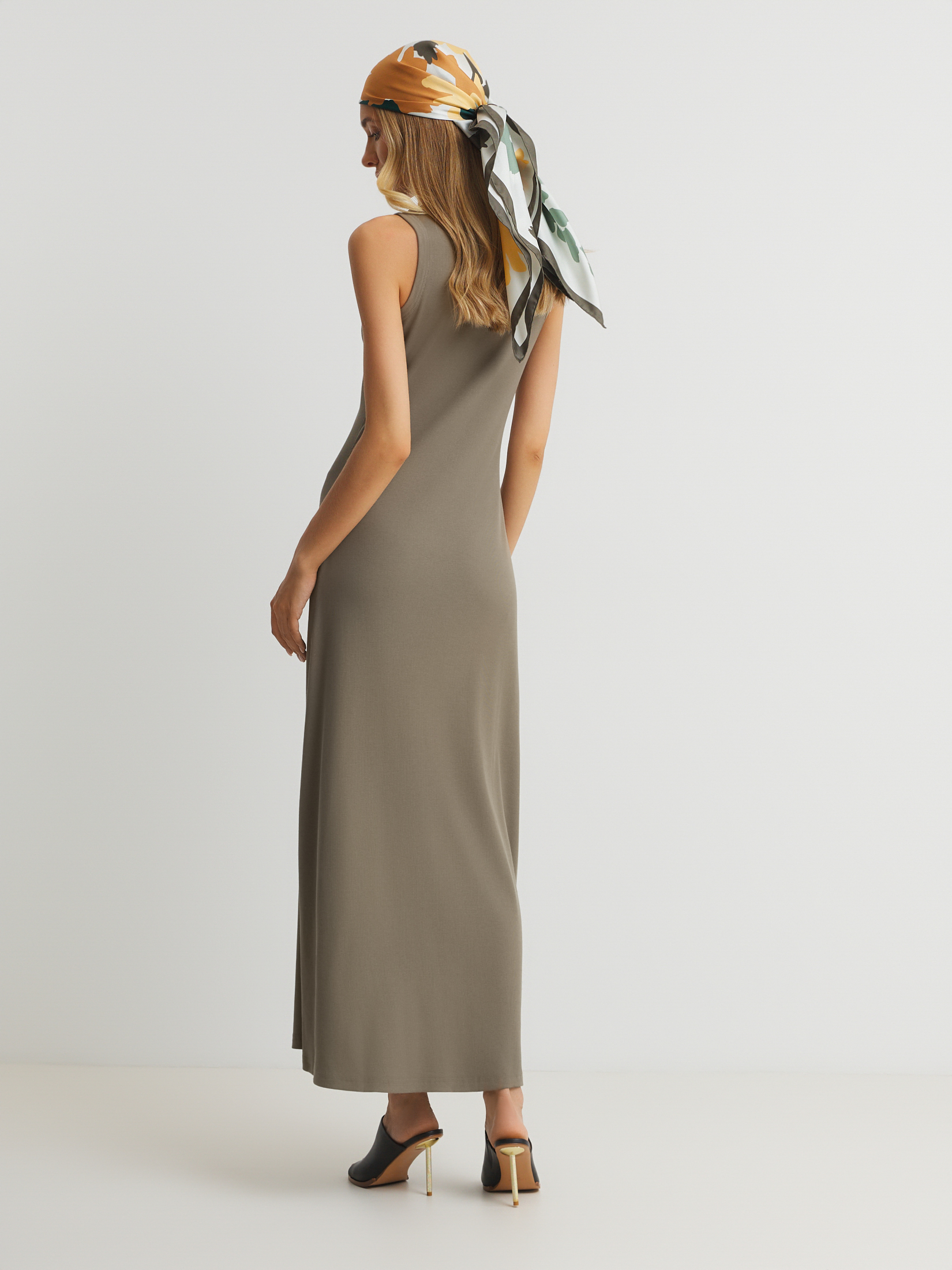 Женское платье MAISON DAVID 4525501, серо-зеленый