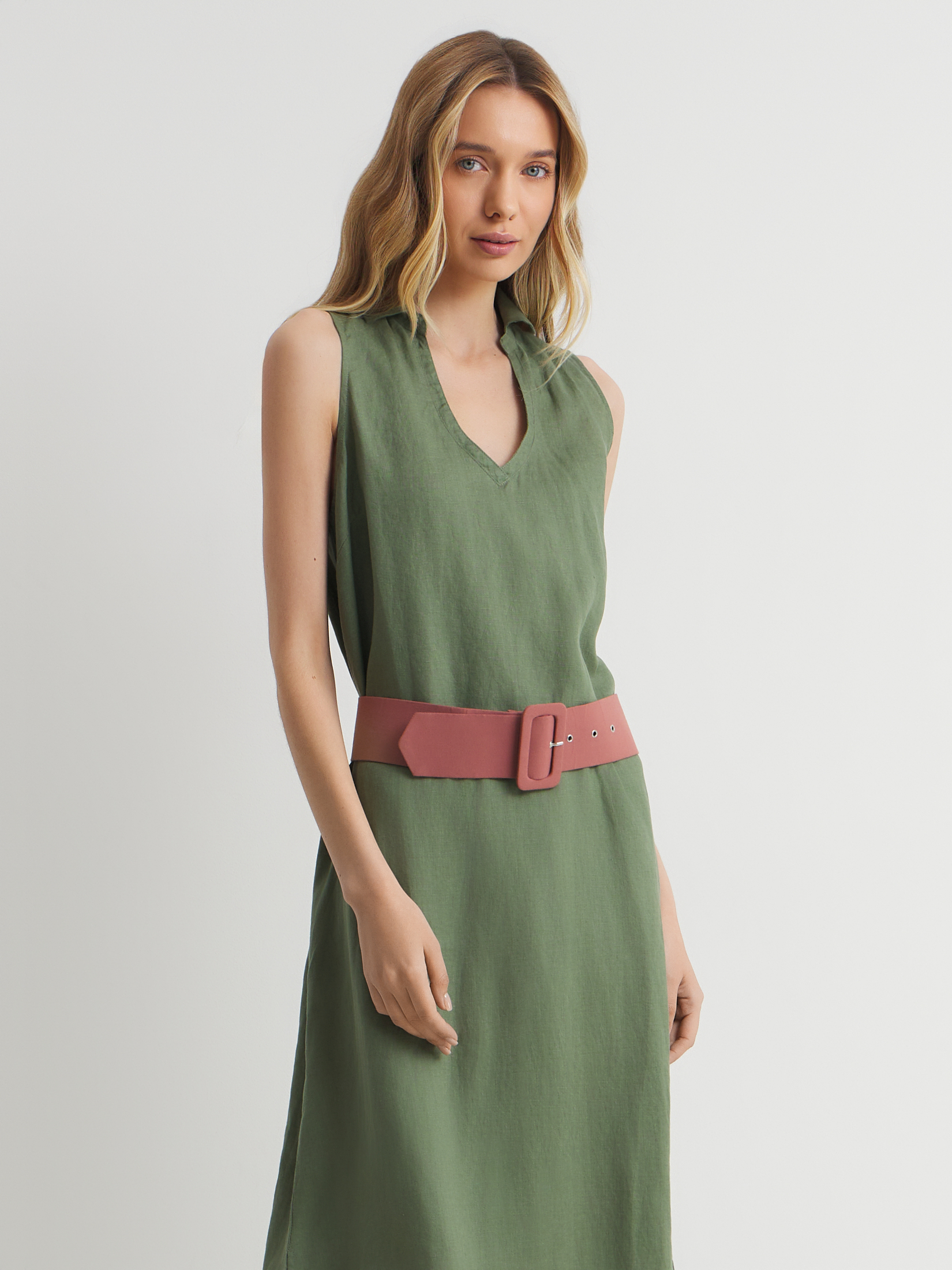 Женское платье MAISON DAVID 3210924, зеленый