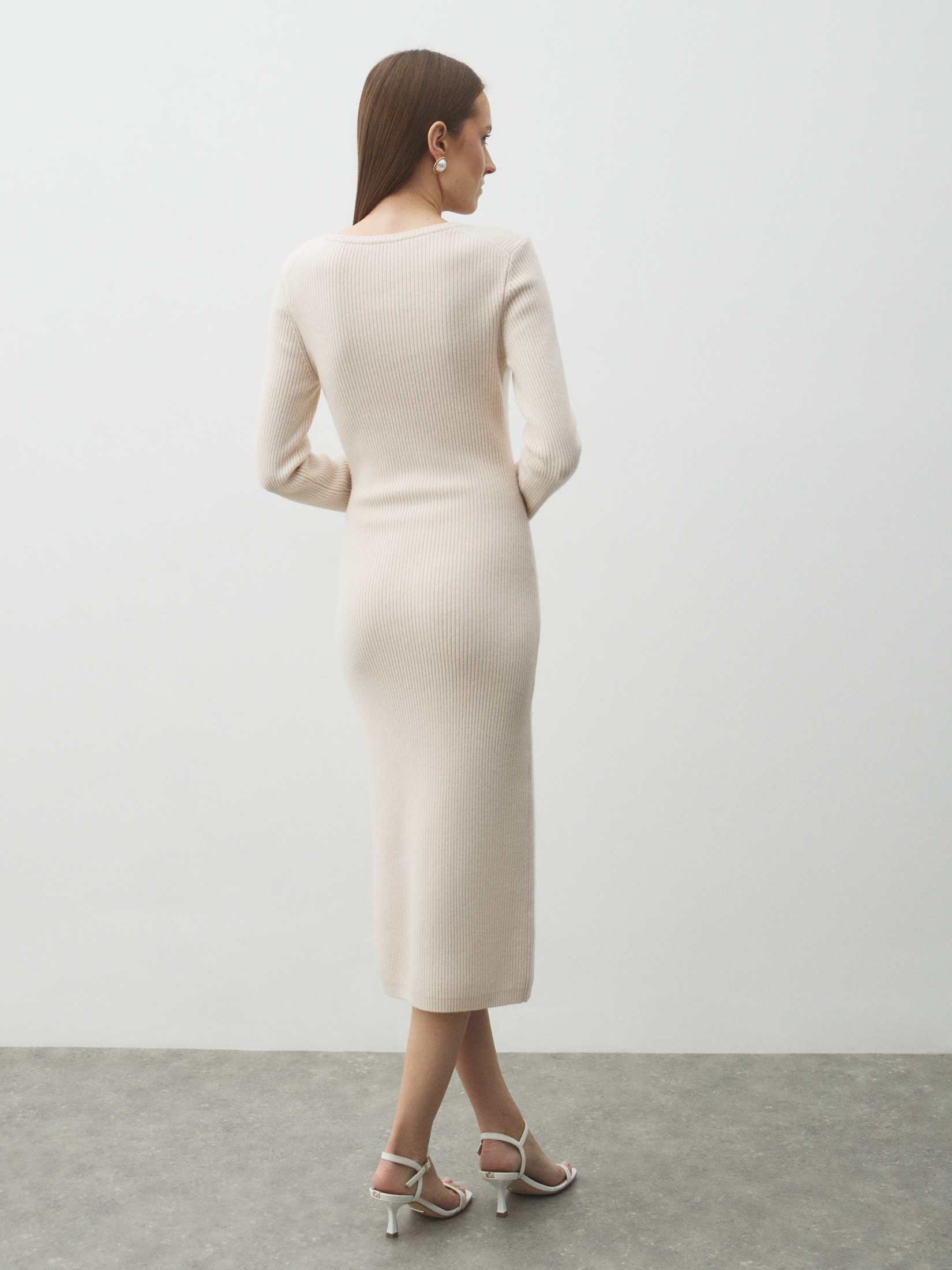 Женское платье MAISON DAVID 4684080, молочно-белый