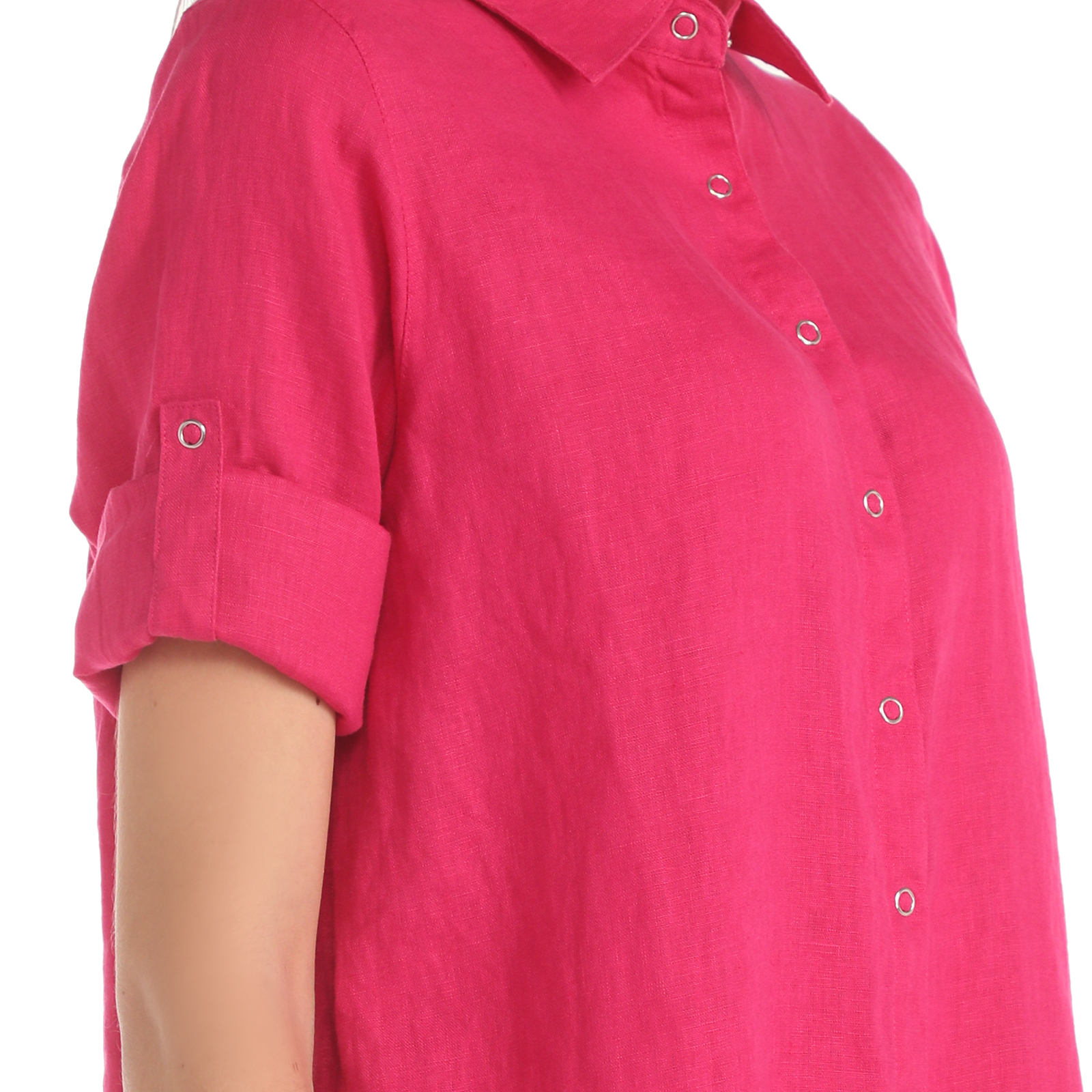 Женское платье-рубашка MAISON DAVID 3373031, фуксия