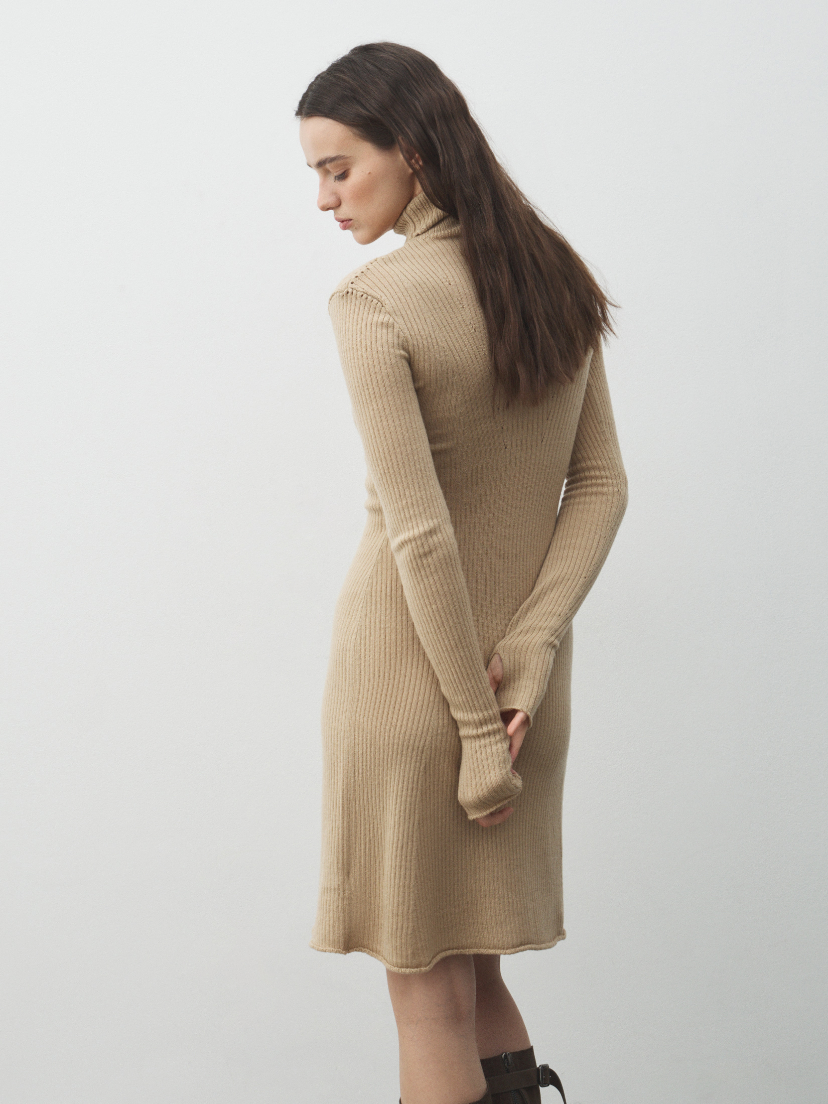 Женское платье MAISON DAVID 4783693, темно-бежевый