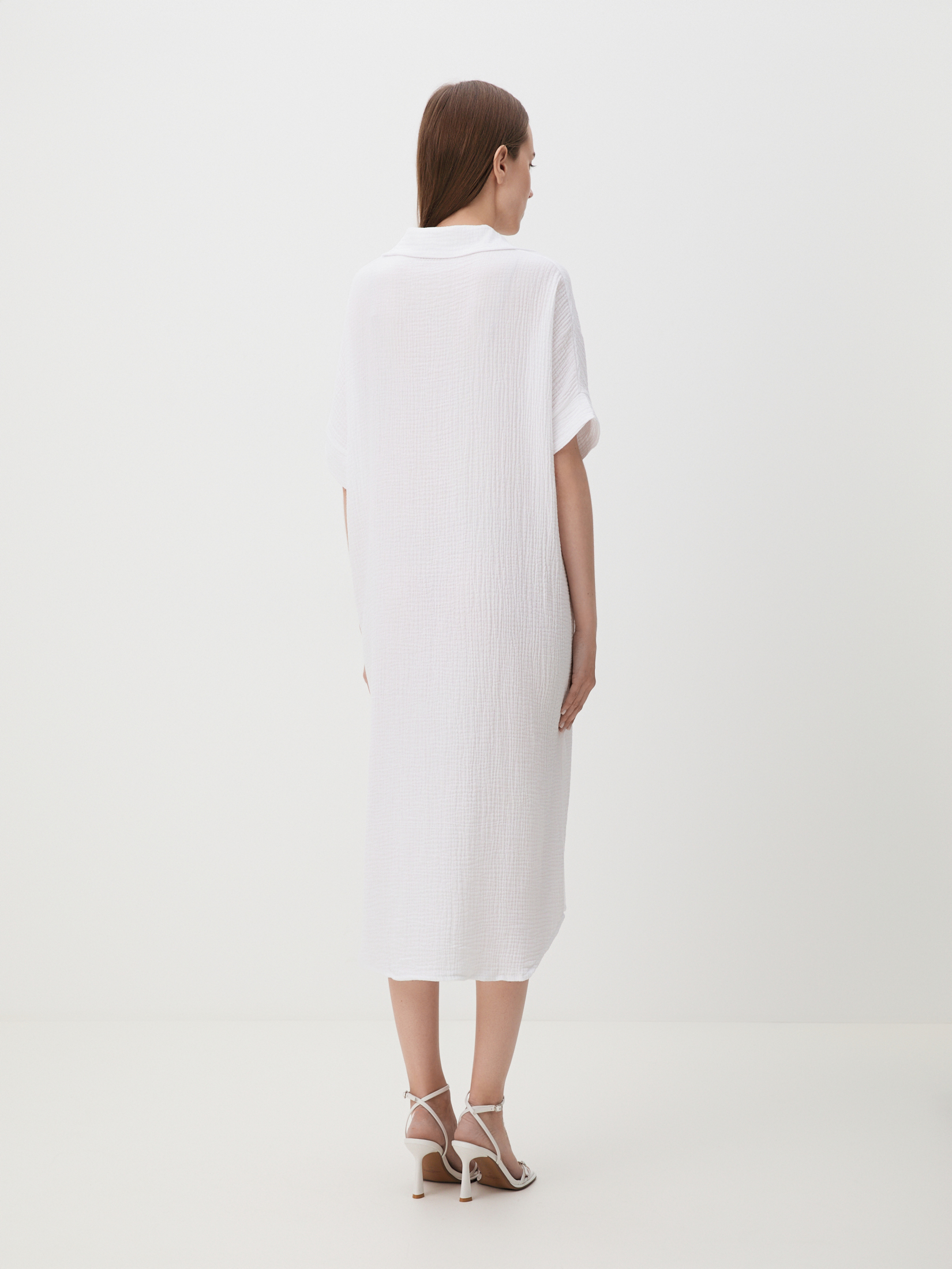 Женское платье из муслина MAISON DAVID 4244536, белый