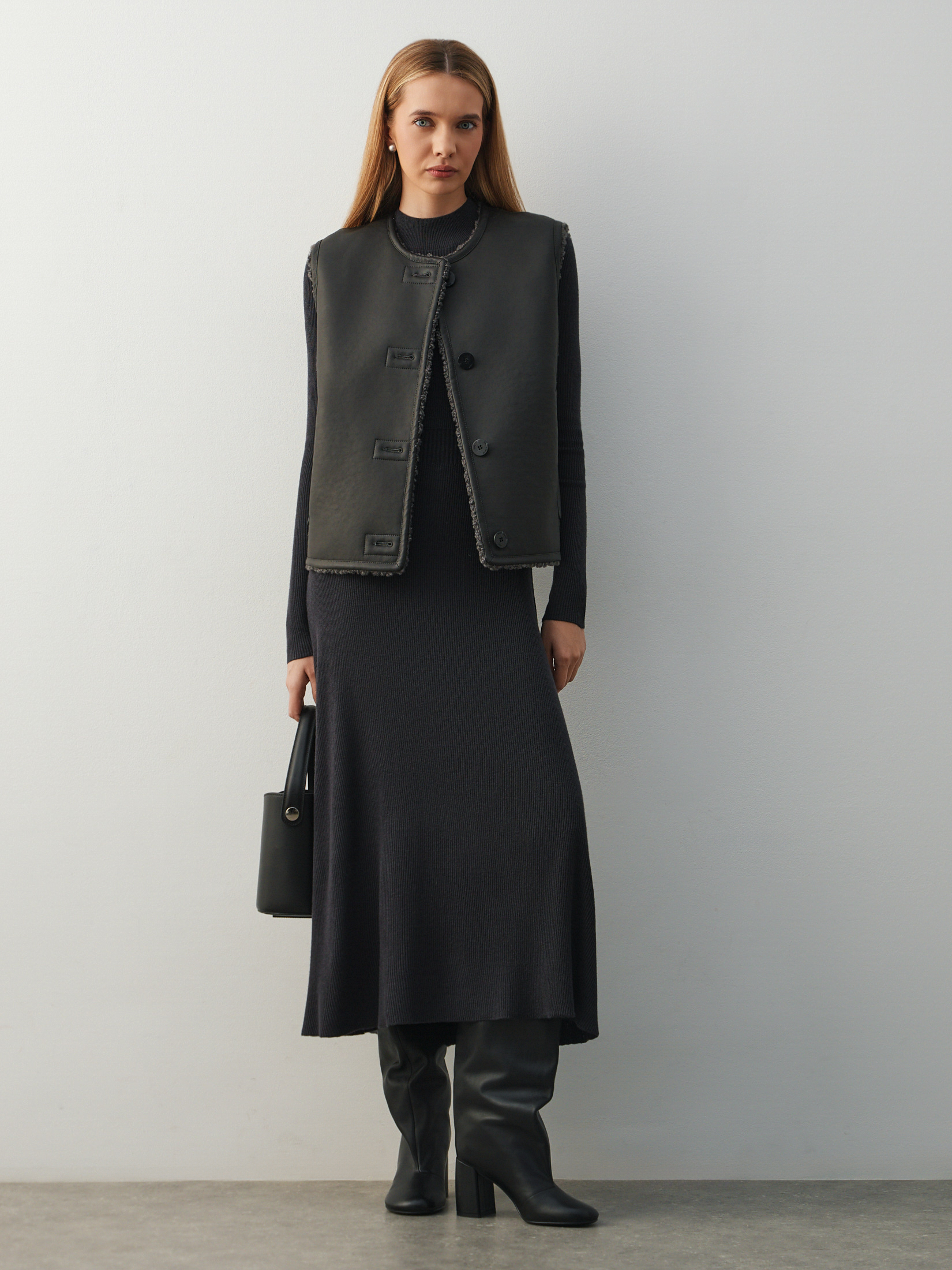 Женское платье MAISON DAVID 4683142, темно-серый