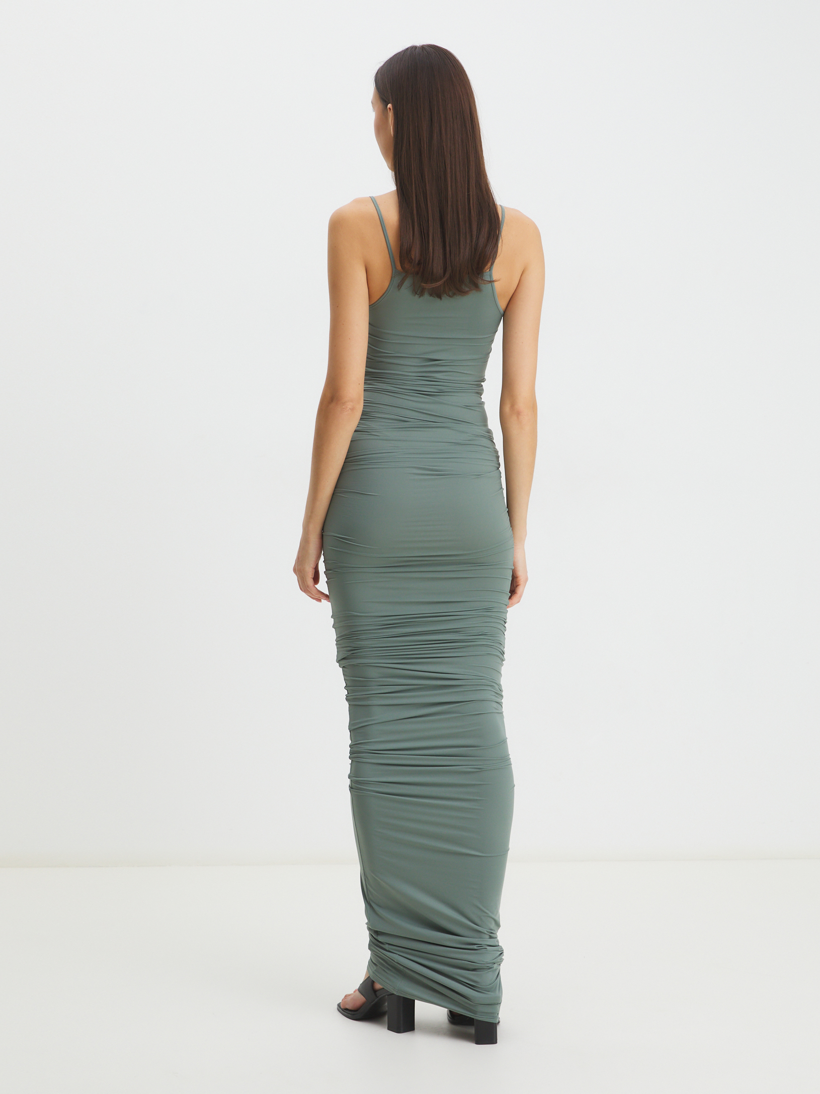 Женское платье MAISON DAVID 4342918, серо-зеленый