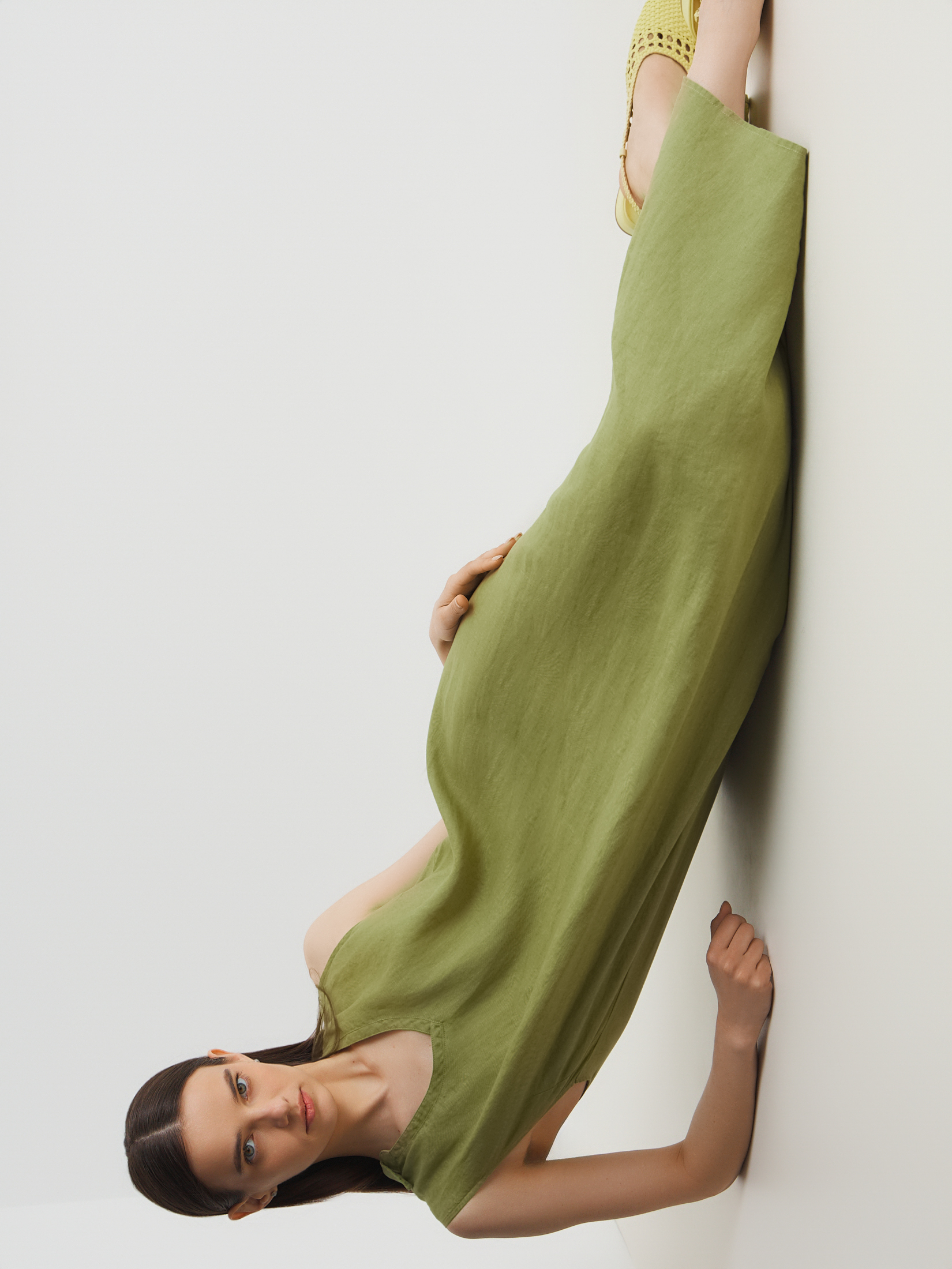 Женское платье MAISON DAVID 3210672, салатовый