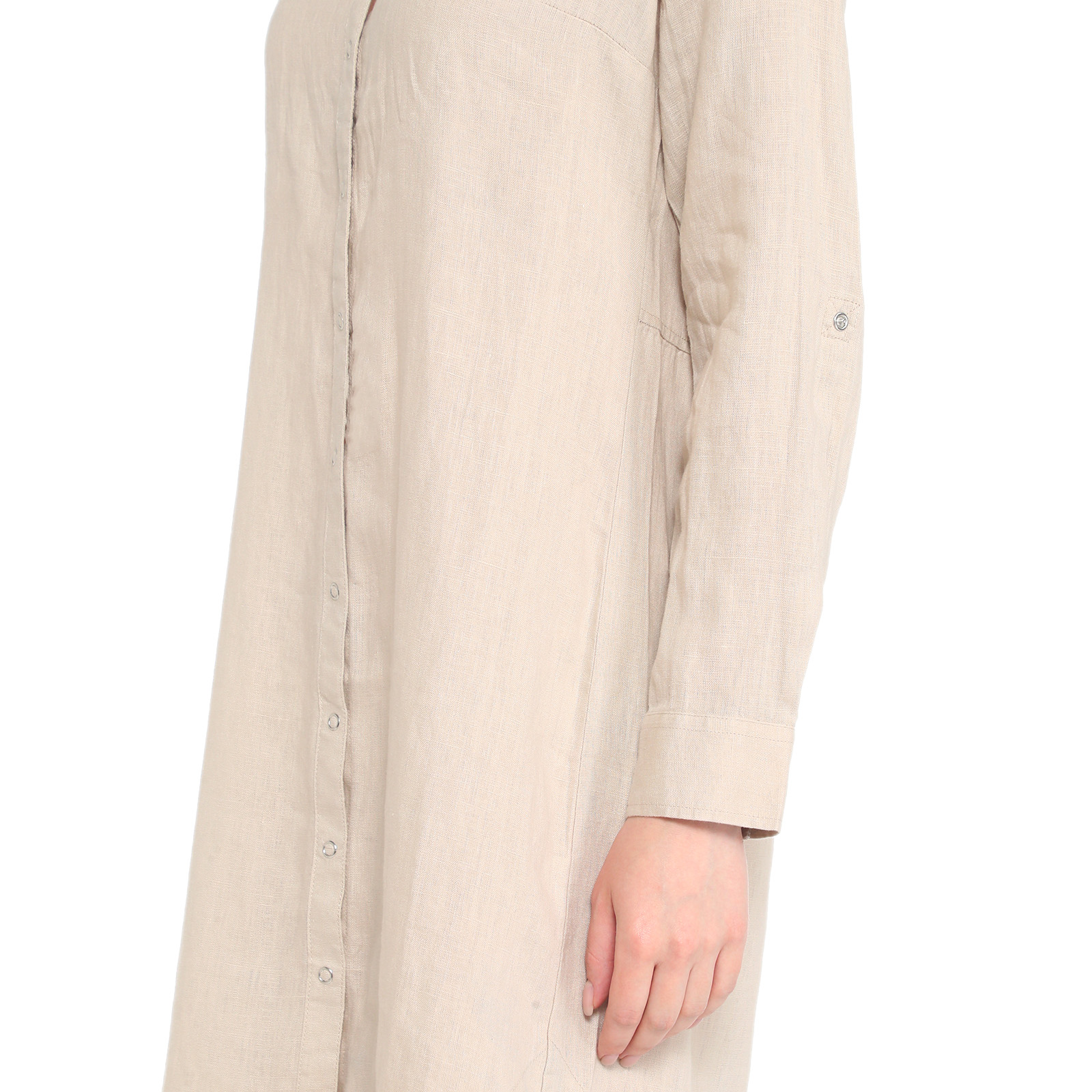 Женское платье-рубашка MAISON DAVID 3611635, светло-бежевый