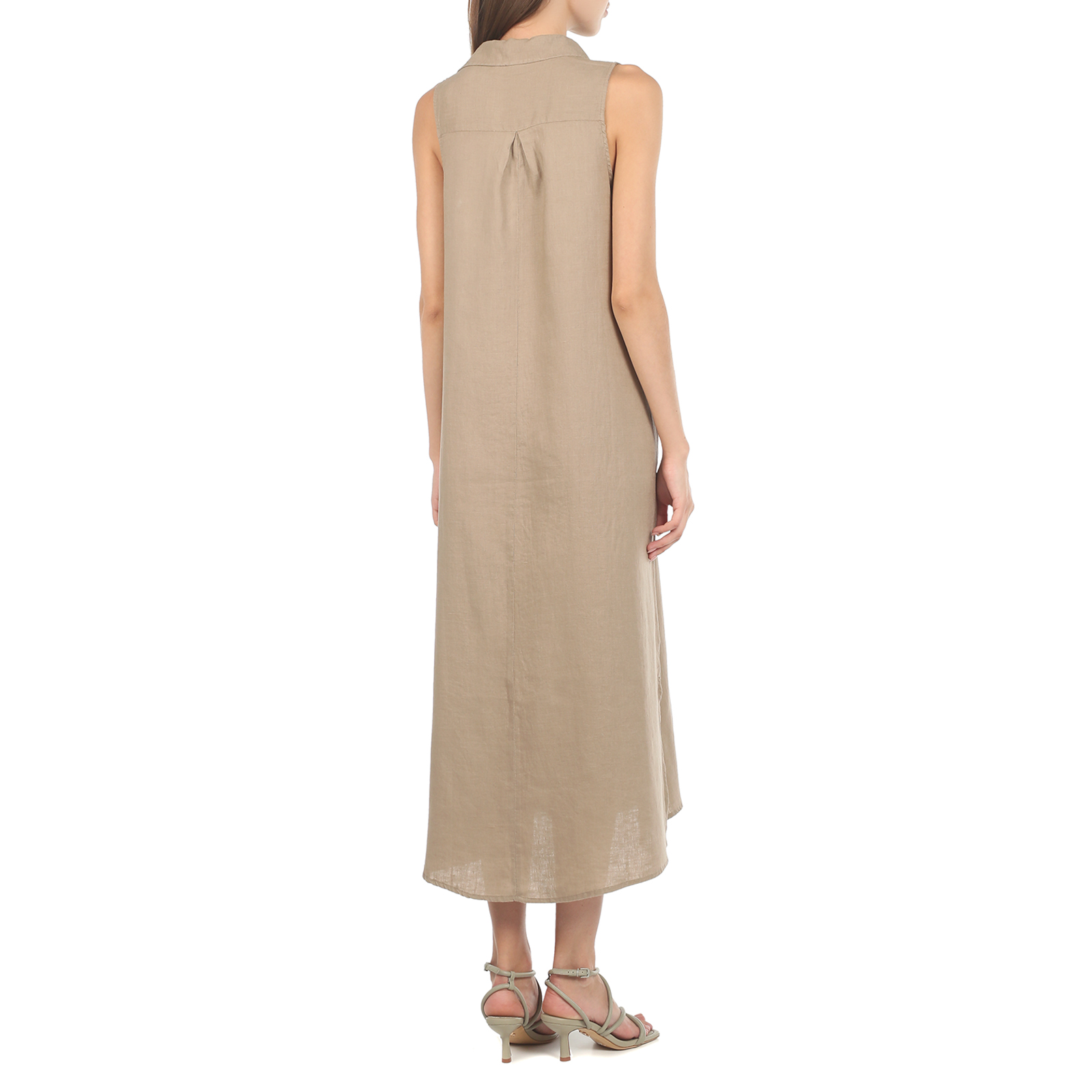 Женское платье MAISON DAVID 3210869, зеленовато-бежевый