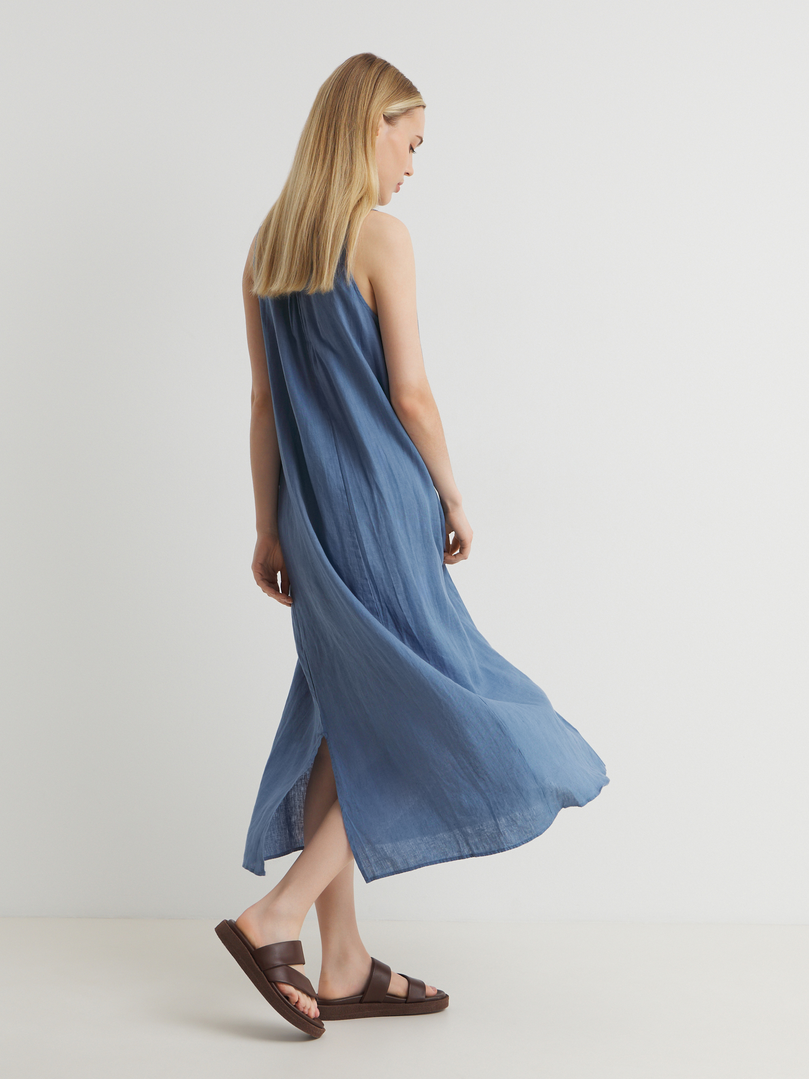 Женское платье MAISON DAVID 3210917, приглушенно-синий